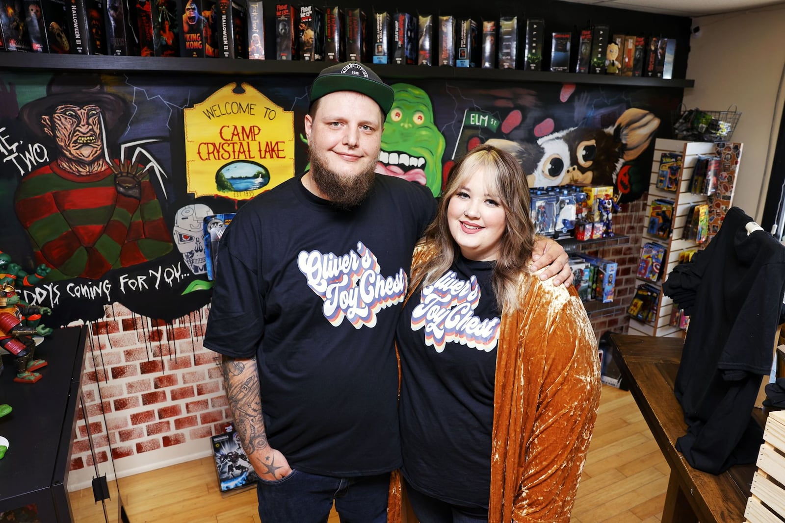 Samantha Schmidt and David Robbins have opened a brick-and-mortar toy store in honor of their son, Oliver, 10, who died in October from complications of a bone marrow transplant. He had a form of leukemia and his parents promised they'd open a toy store when he got better. Instead, the store was opened in his memory. The store is opening Tuesday, May 3 on what would have been his 11th birthday. NICK GRAHAM/STAFF