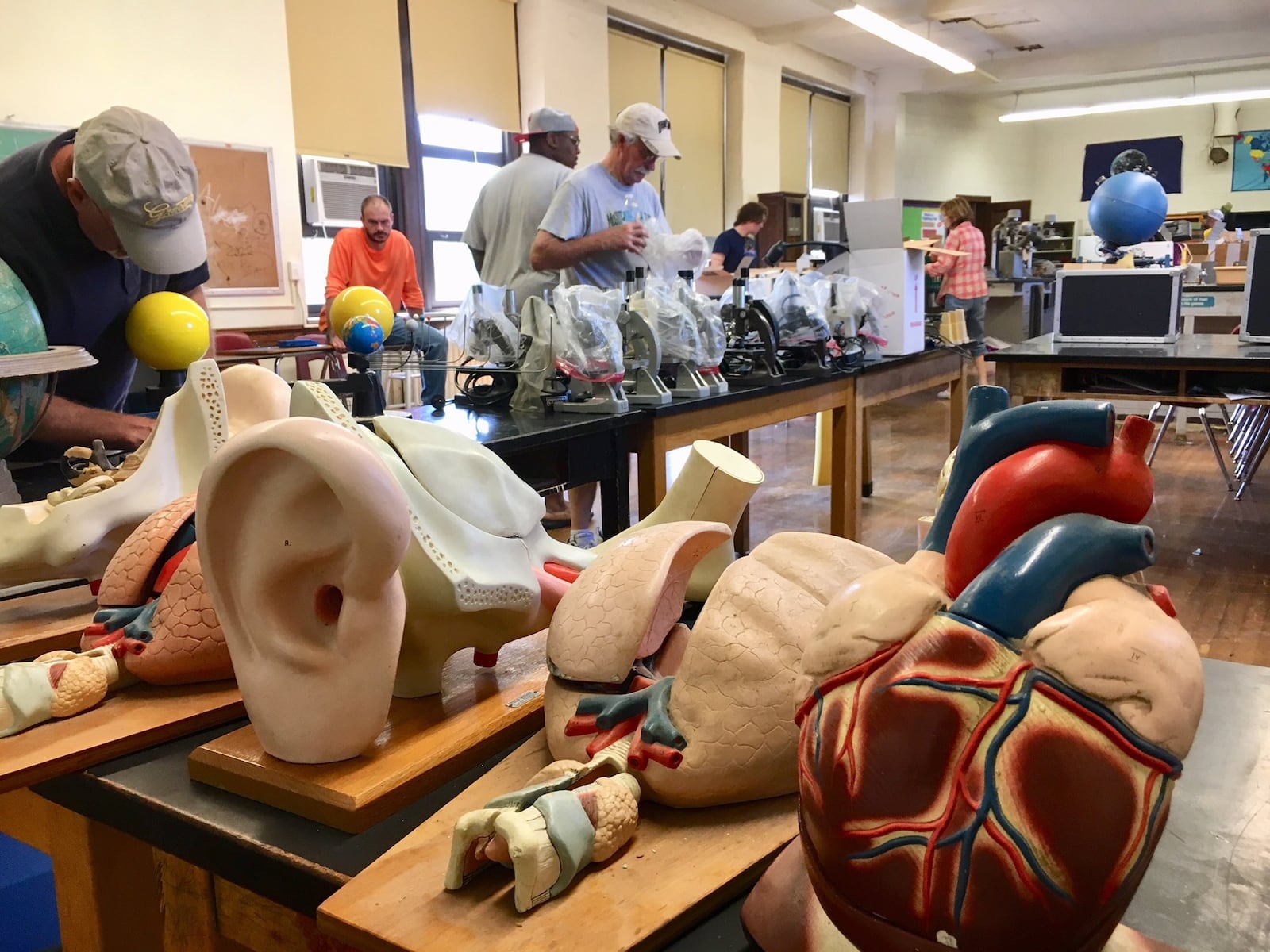 Almost everything was up for auction in the former Middletown High School on June 9, 2018. The auction will net about $35,000, according to district officials, and will help speed up the school s coming demolition. 