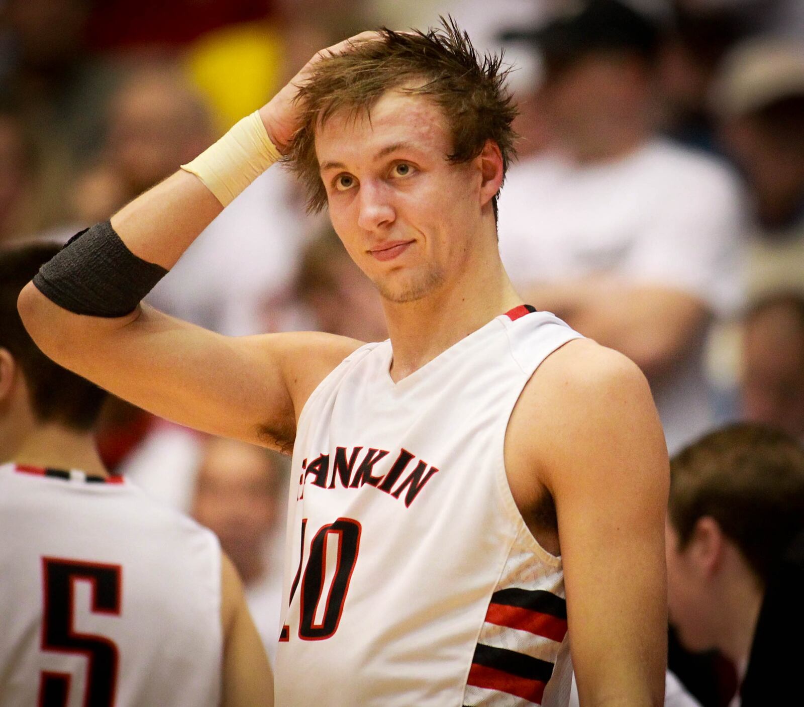 A file photoof  Luke Kennard’s Franklin High School days.