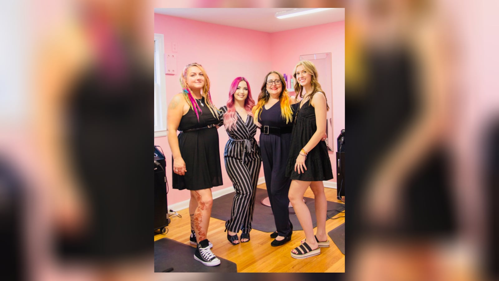 Bianca Rose Stout, who's been doing hair for 14 years, opened her salon in Fairfield in mid-May. PROVIDED