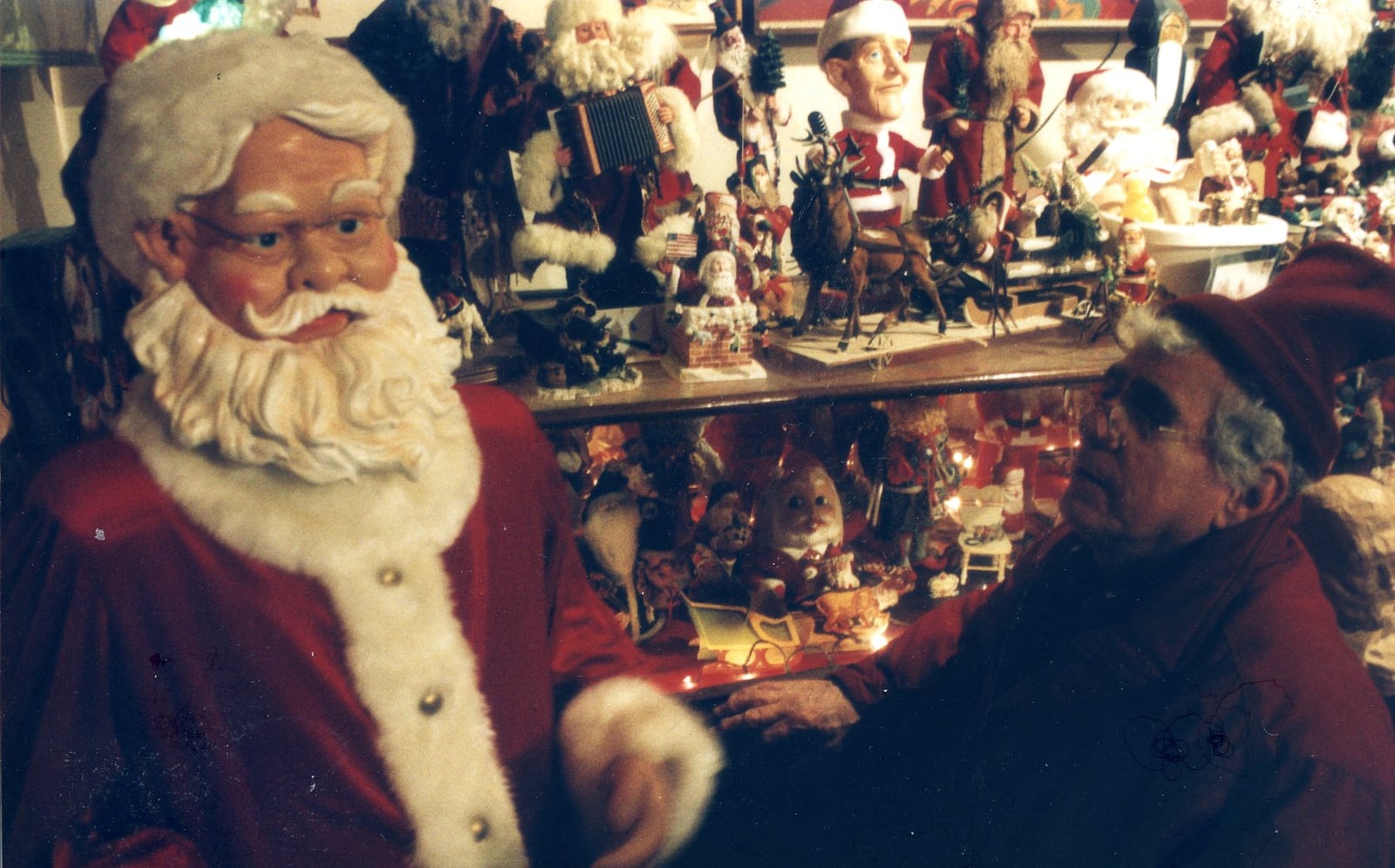 The Clifton Mill Santa Claus Museum has over 3,000 Santa Clauses on display. Photo contributed by Clifton Mill.