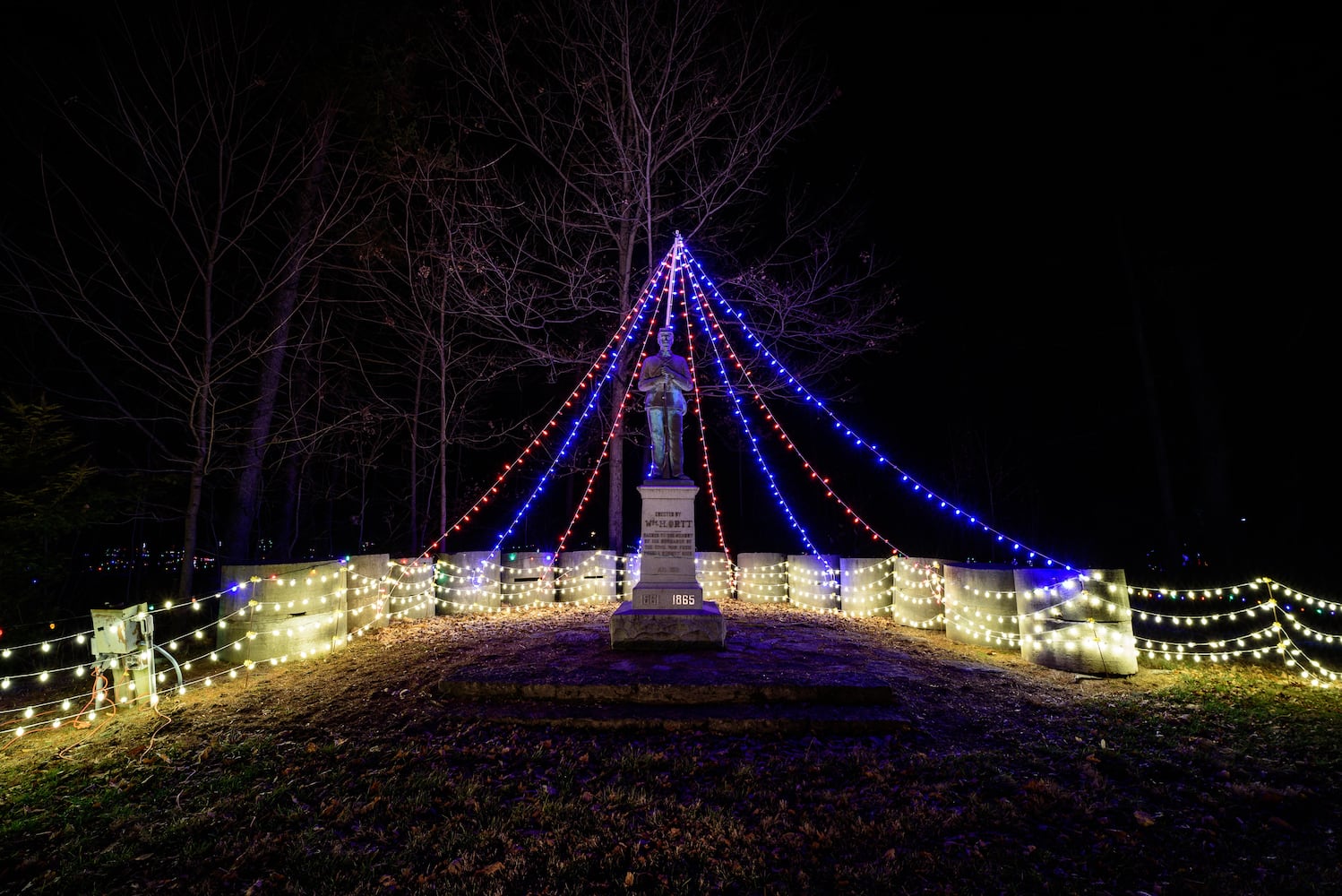 PHOTOS: Fort Saint Clair Whispering Christmas light display in Eaton