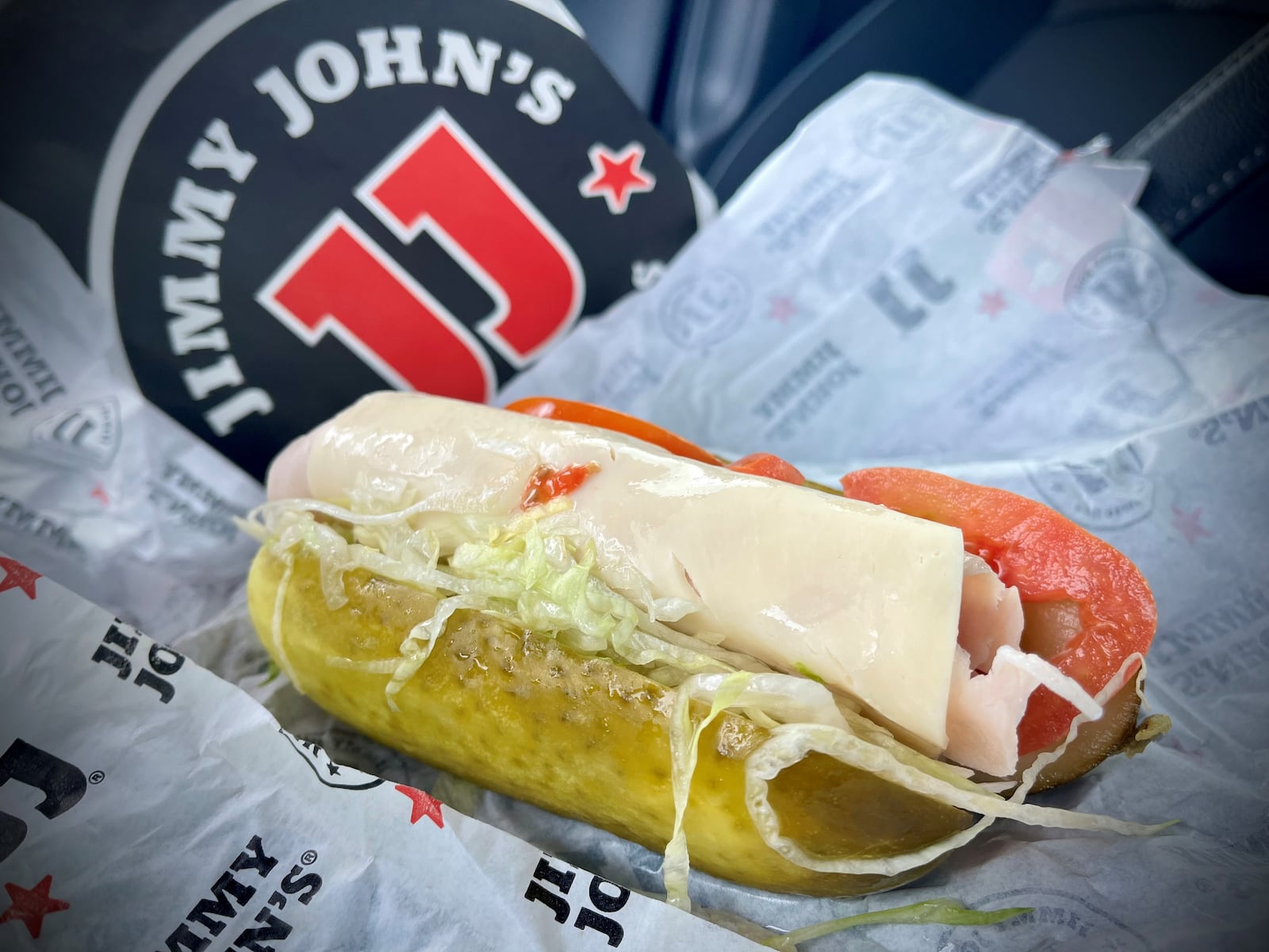 Attention all pickle lovers! Jimmy John’s has launched the “Picklewich,” featuring a kosher dill pickle that replaces the bread of its Turkey or Vito sandwiches. NATALIE JONES/STAFF