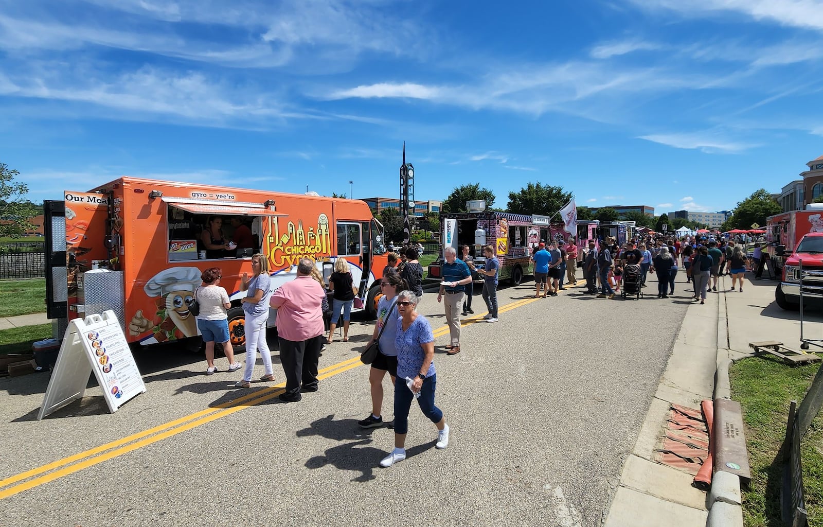 The 9th annual Union Centre Food Truck Rally was held Friday, Aug. 12, 2022 at The Square @ Union Centre in West Chester Township. NICK GRAHAM/STAFF