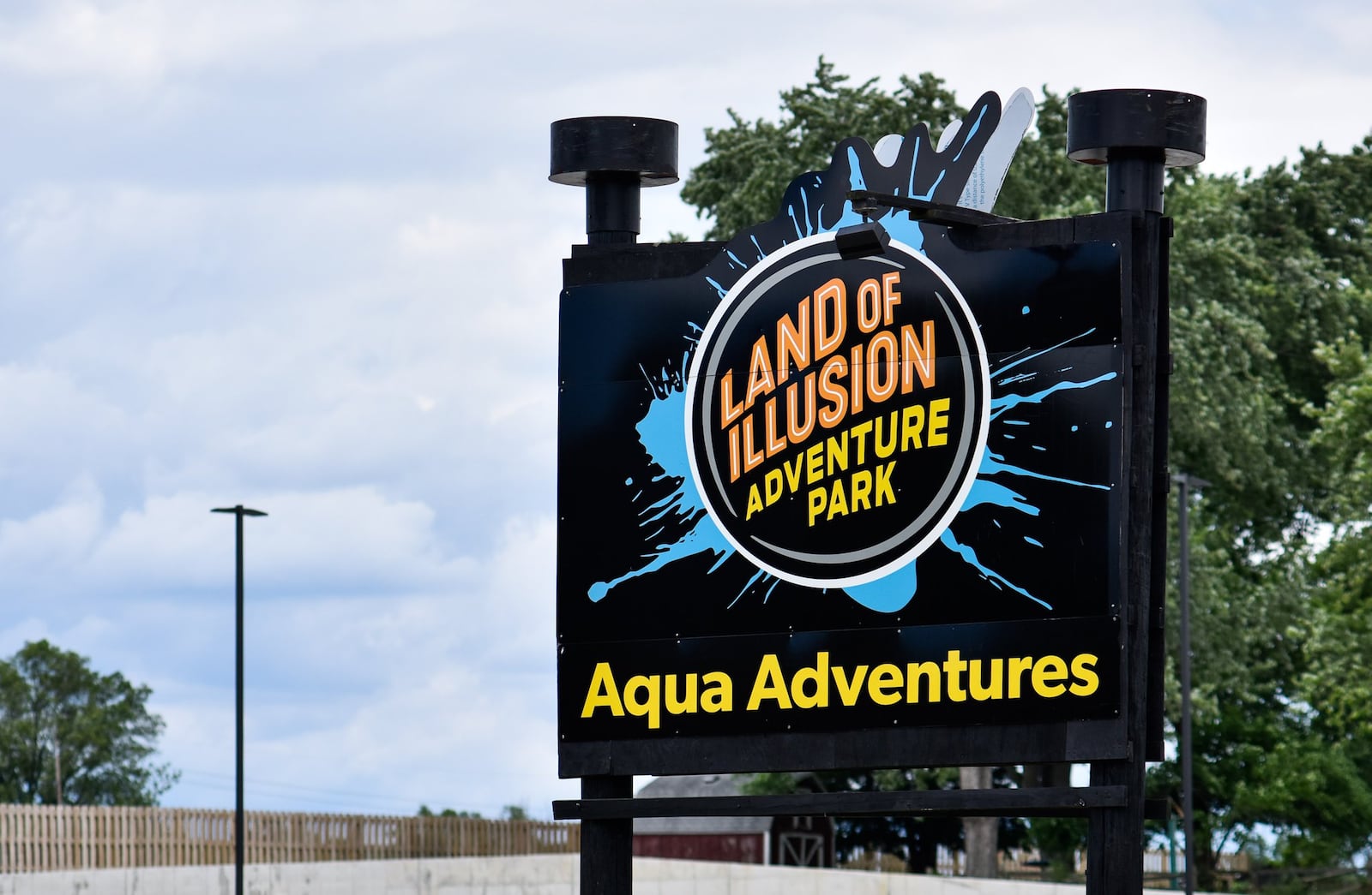 Land of Illusion Adventure Park on Thomas Road in Madison Township has Aqua Adventures park in summer months, Haunted Scream Park in the fall and a Christmas Glow in the winter. NICK GRAHAM / STAFF