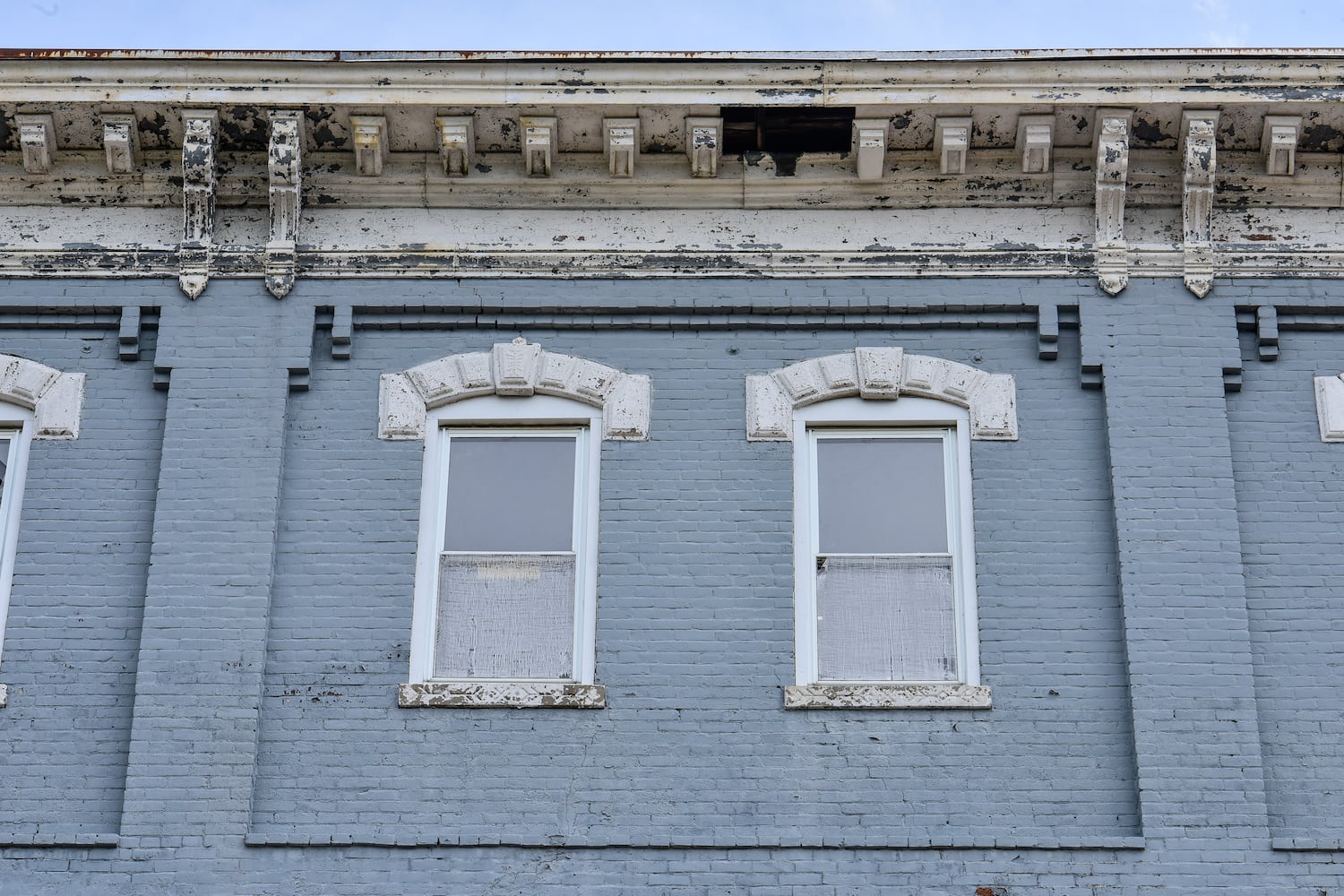 Architectural details salvaged from former Beckett Mill-Mohawk Fine Papers  office building in Hamilton