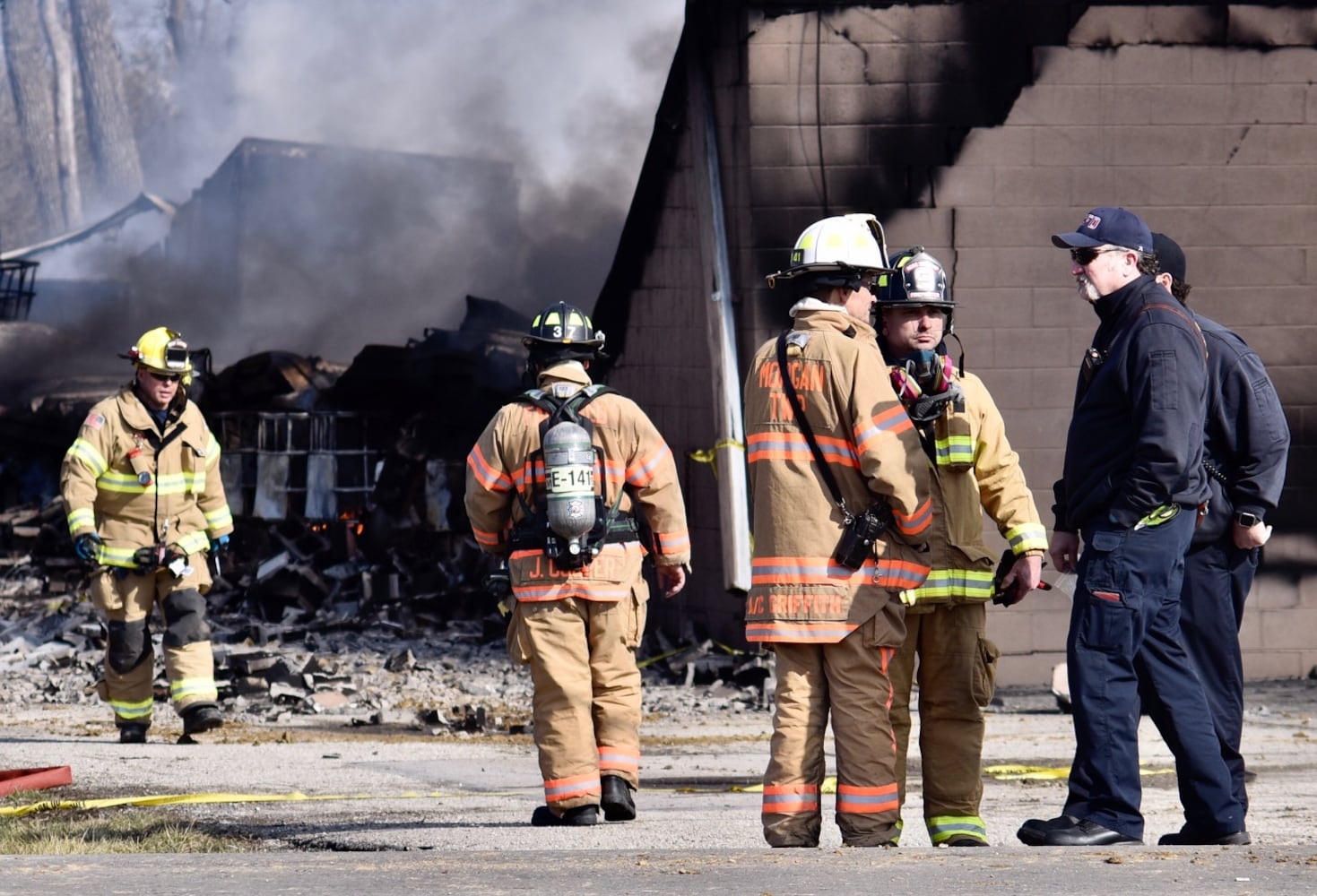 PHOTOS: Massive fire at tire warehouse in Butler County