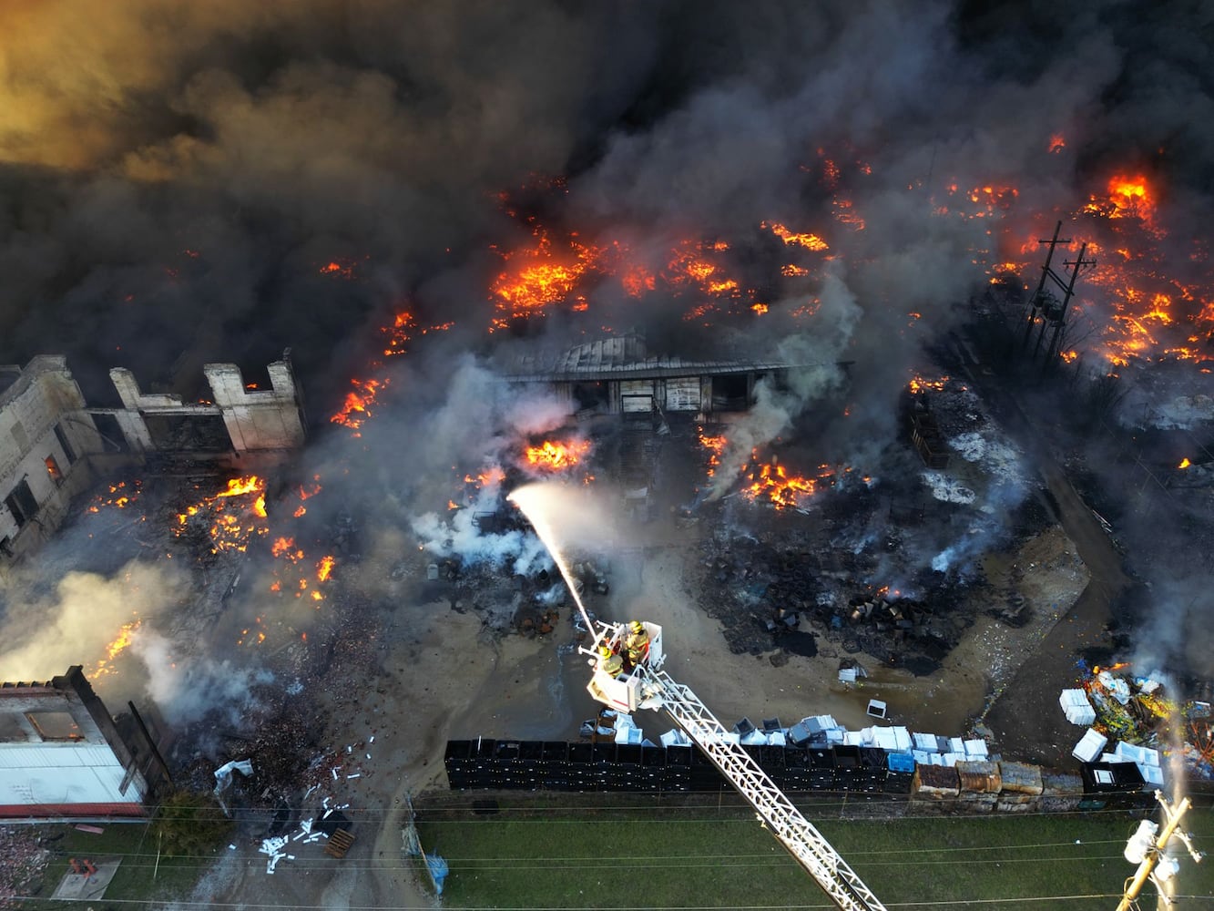 Richmond Indiana industrial fire