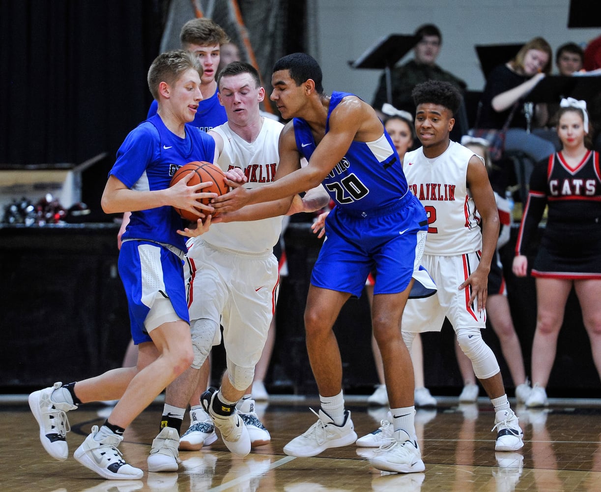 Franklin vs Brookville basketball