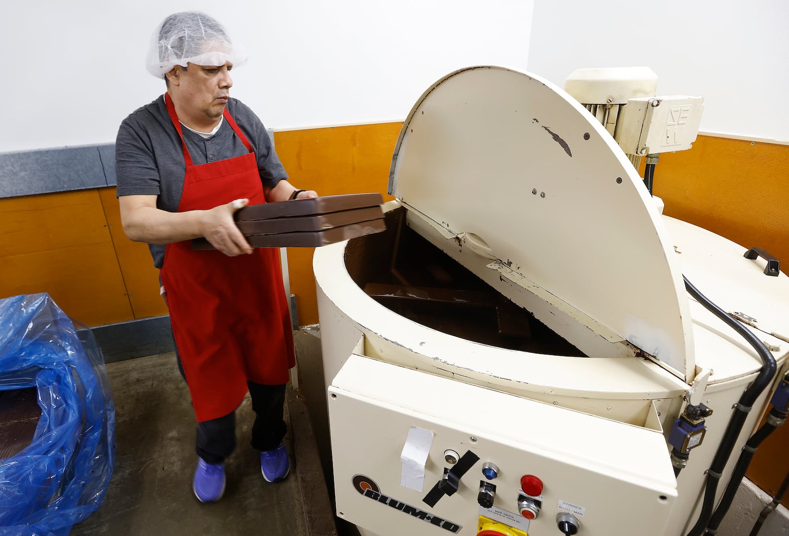 Candy production is in full swing at Esther Price Candies for the upcoming Valentine's Day and Easter holidays. MARSHALL GORBY\STAFF