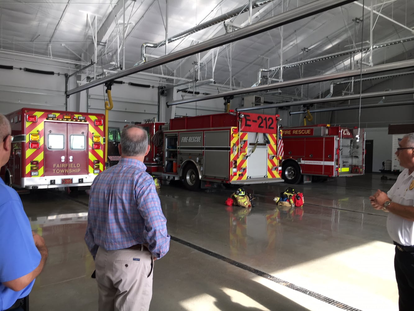 PHOTOS: City council and officials tour Middletown fire stations