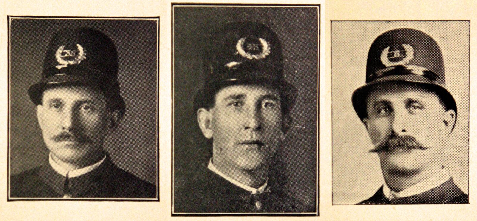 From left: Hamilton police officers Arthur M. Walke, Charles J. Stegemann and George A. Lentz were killed in the line of duty during the "Little Chicago" era in Hamilton. At least 18 police officers were killed in the line of duty between 1916-1939 in what is now considered Butler County. 