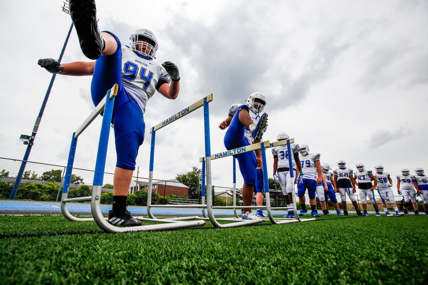 081220 Hamilton football practice