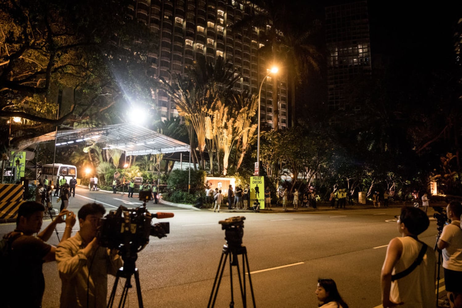 President Trump arrives in Singapore