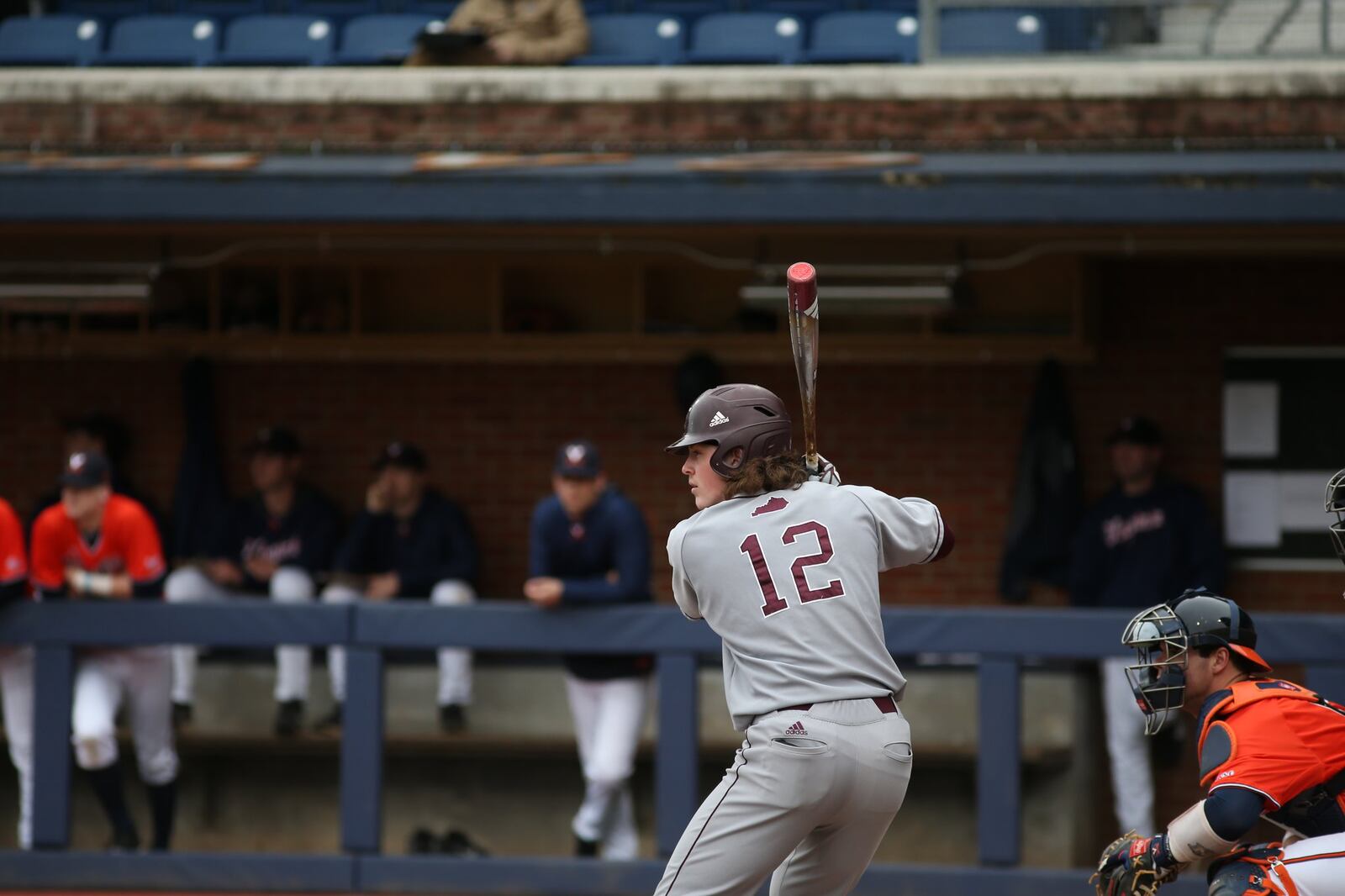 Eastern Kentucky University junior catcher Alex Holderbach is the NCAA Division I leader in RBIs with 66 through Friday’s games. PHOTO COURTESY OF EKU ATHLETICS