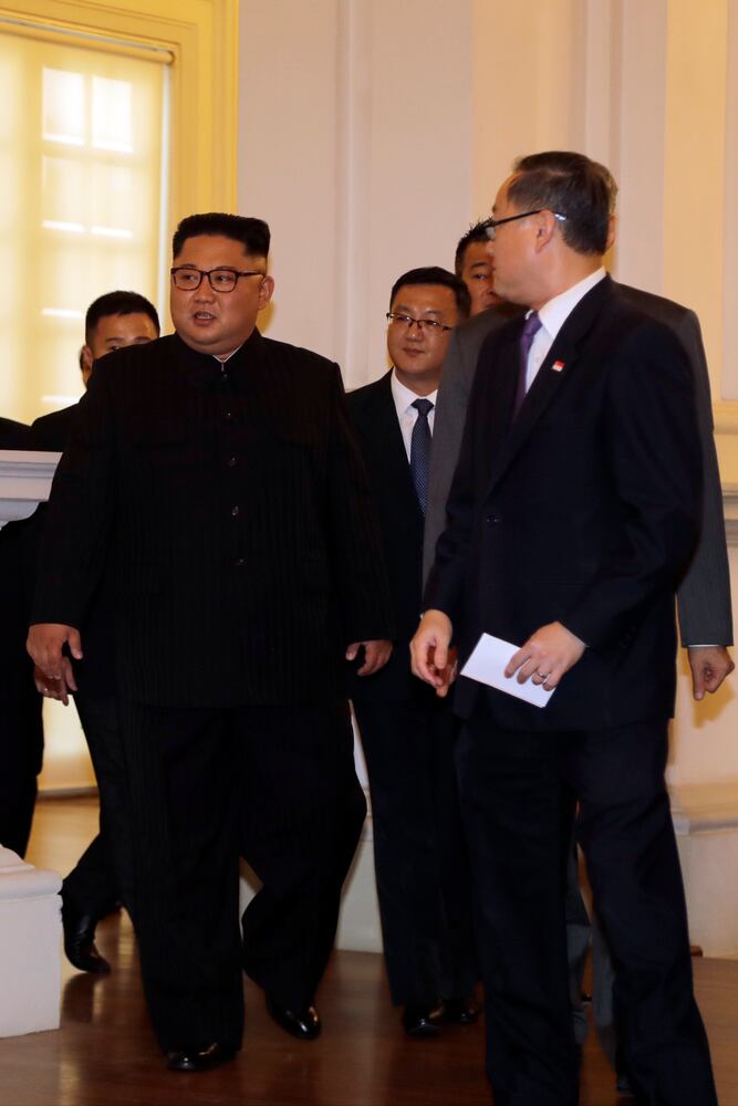 Photos: North Korea's Kim Jong Un arrives in Singapore for historic summit