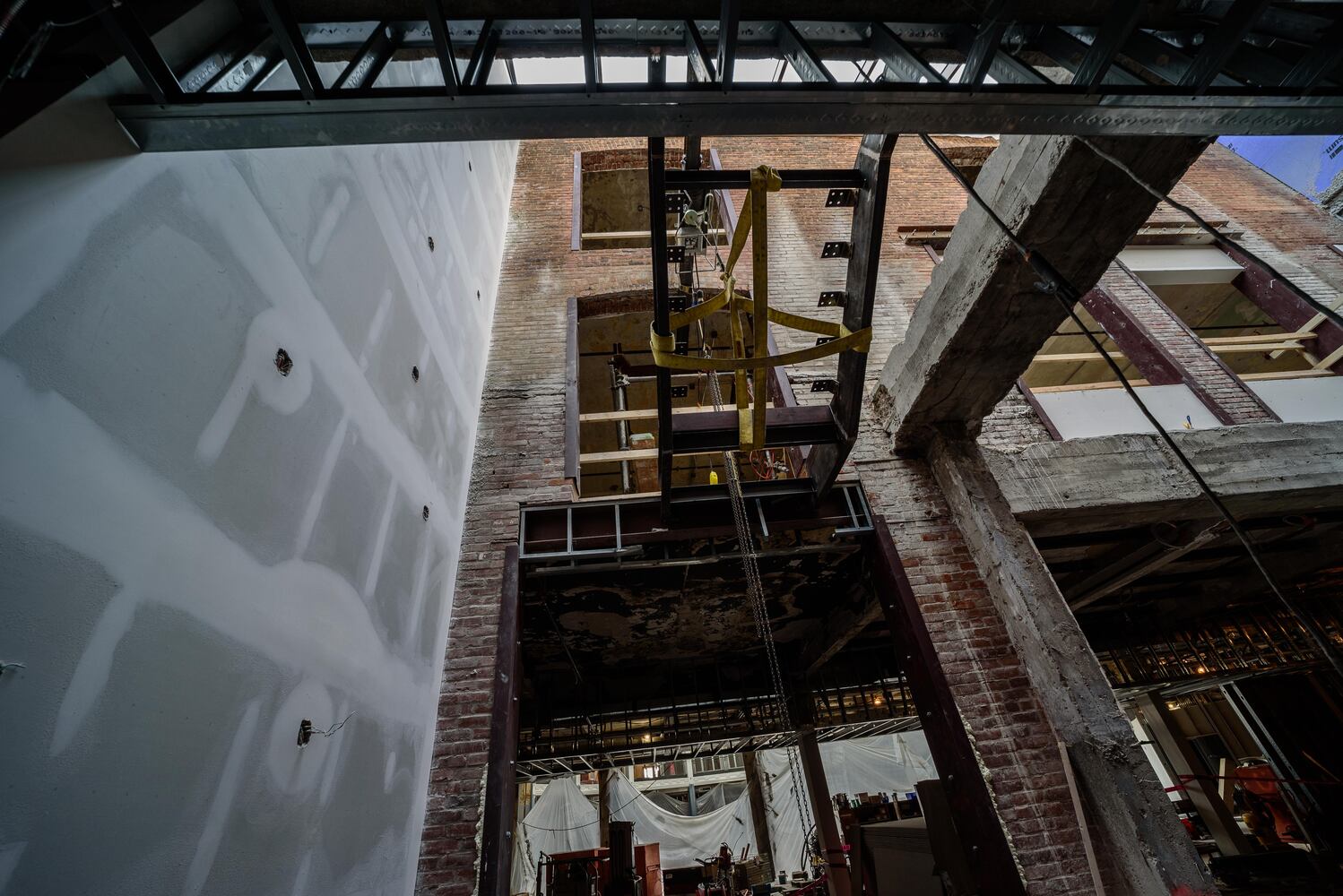 Dayton Arcade construction October 2020