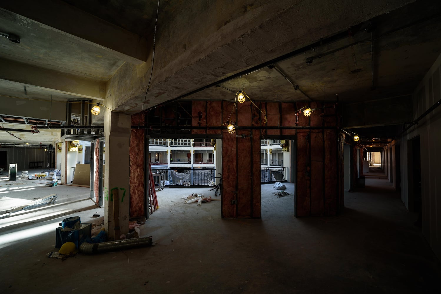 Dayton Arcade construction October 2020