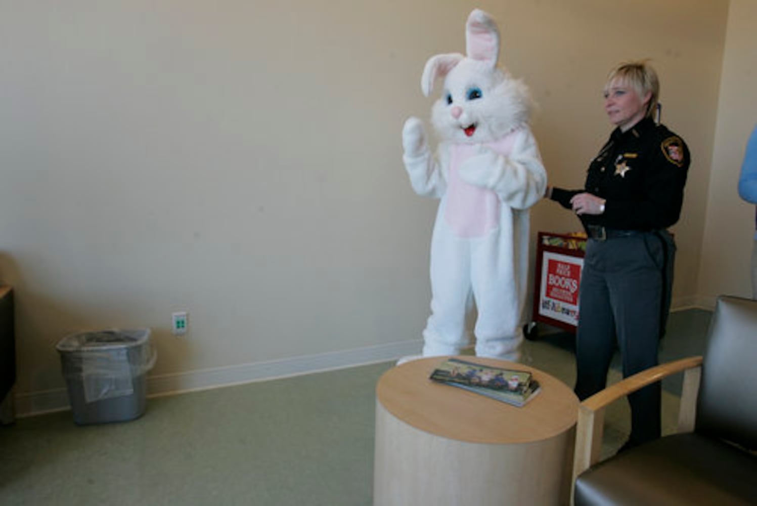 Easter Bunny visits Cincinnati Children's Liberty Campus