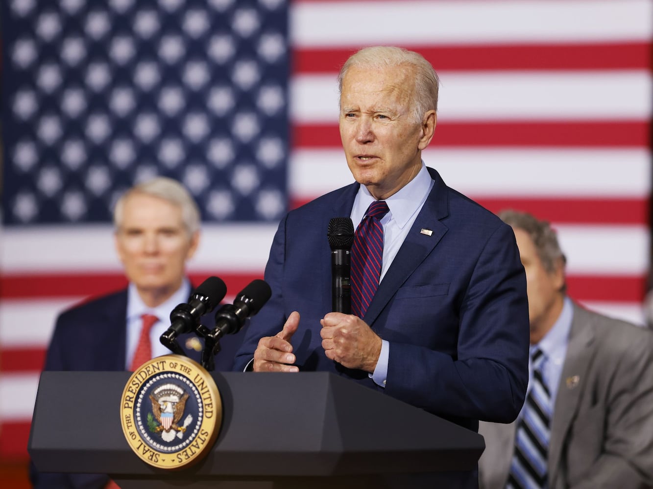 President Joe Biden in Hamilton