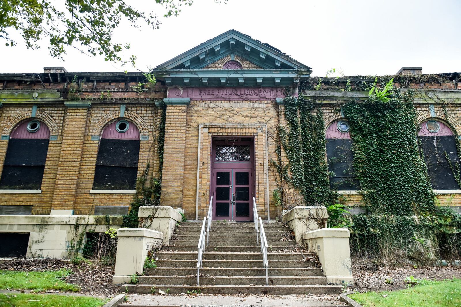 The former Carnegie Library at the corner of First Avenue and Curtis Street in Middletown. 