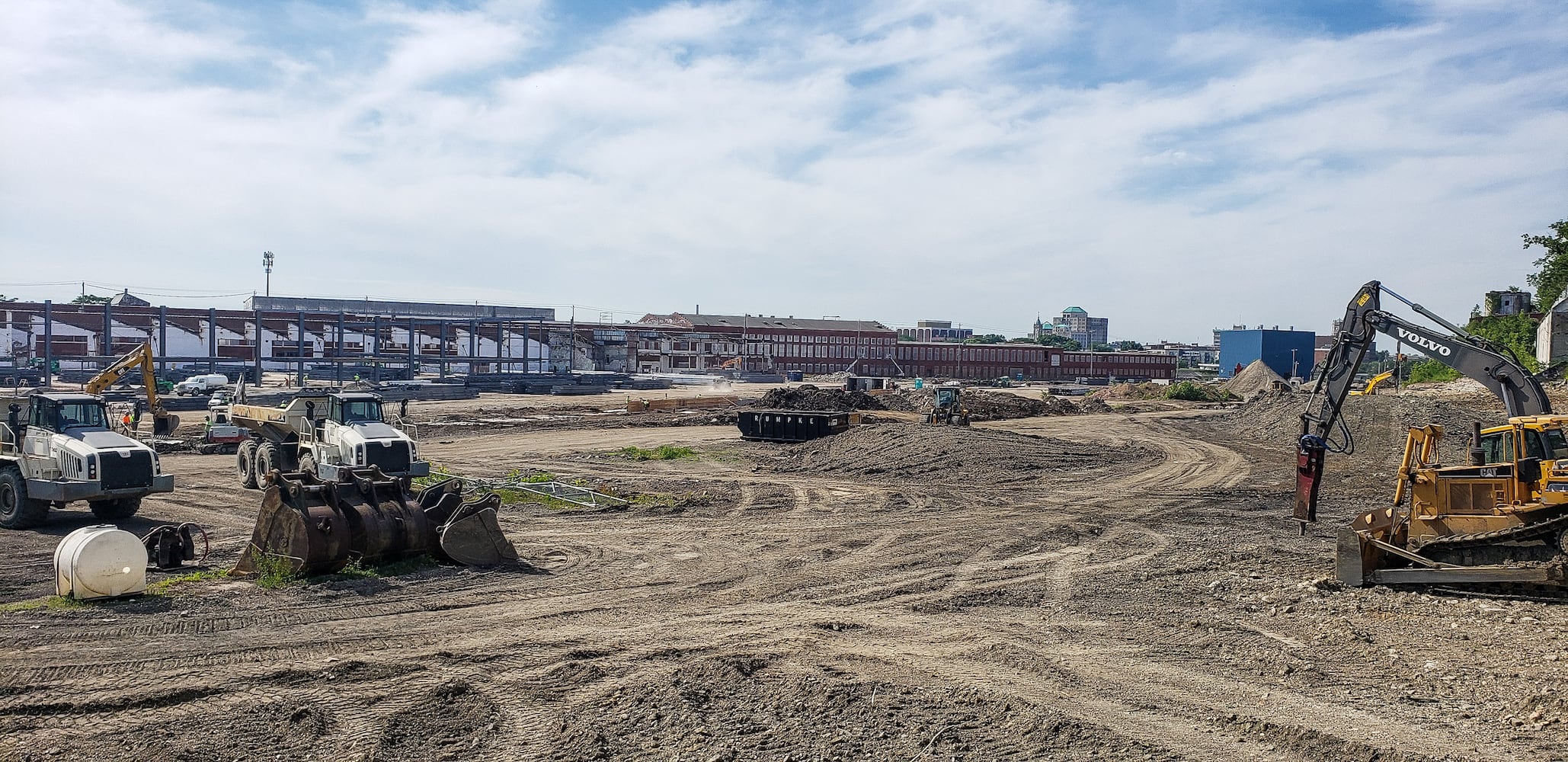 Tour of Spooky Nook Sports Champion Mill construction