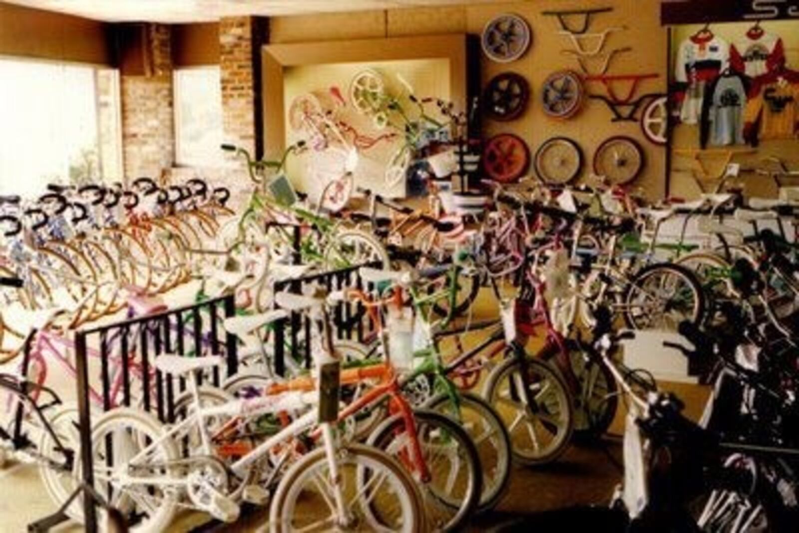 A view of the Middletown Schwinn shop during its heyday.