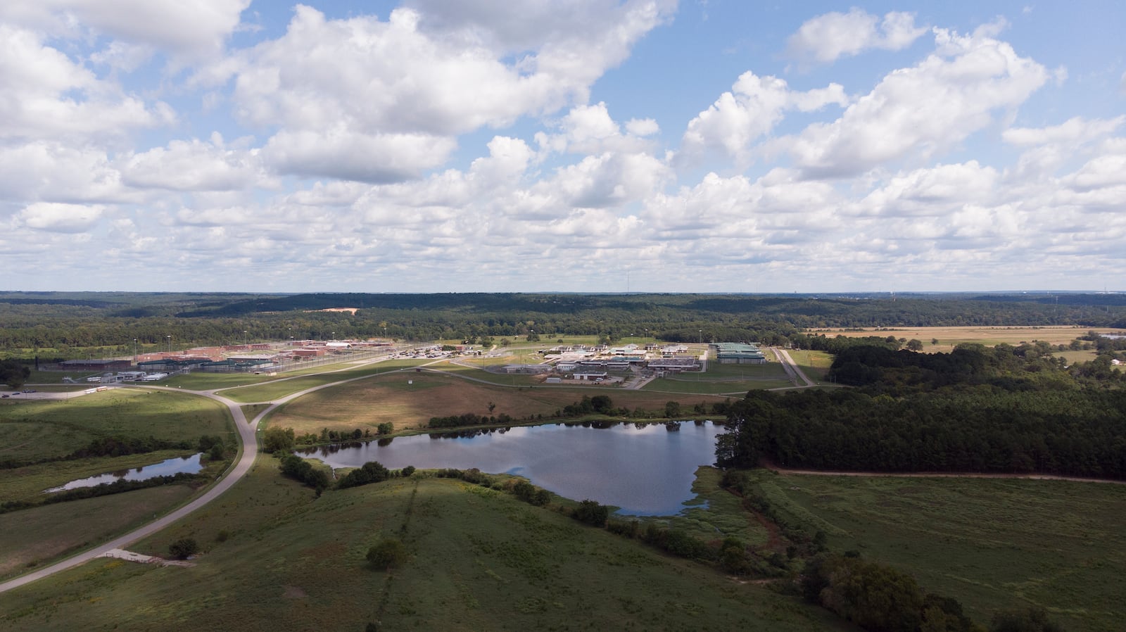 The Broad River Correctional Institution, where Freddie Eugene Owens died by lethal injection in this state prison complex in Columbia, S.C., is shown on Friday, Sept. 20, 2024. (AP Photo/Allen G. Breed)