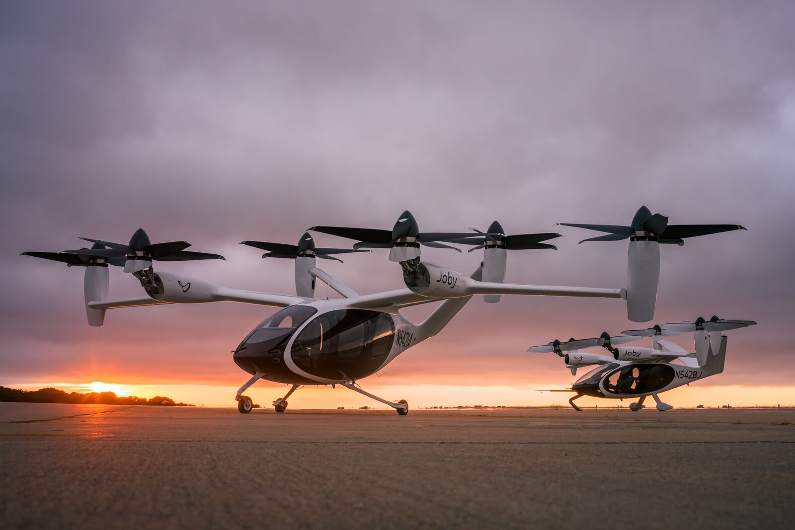 A Joby Aviation Inc. photo of its prototype aircraft. The California company intends to build a production facility near Dayton International Airport, the state of Ohio has said. CONTRIBUTED