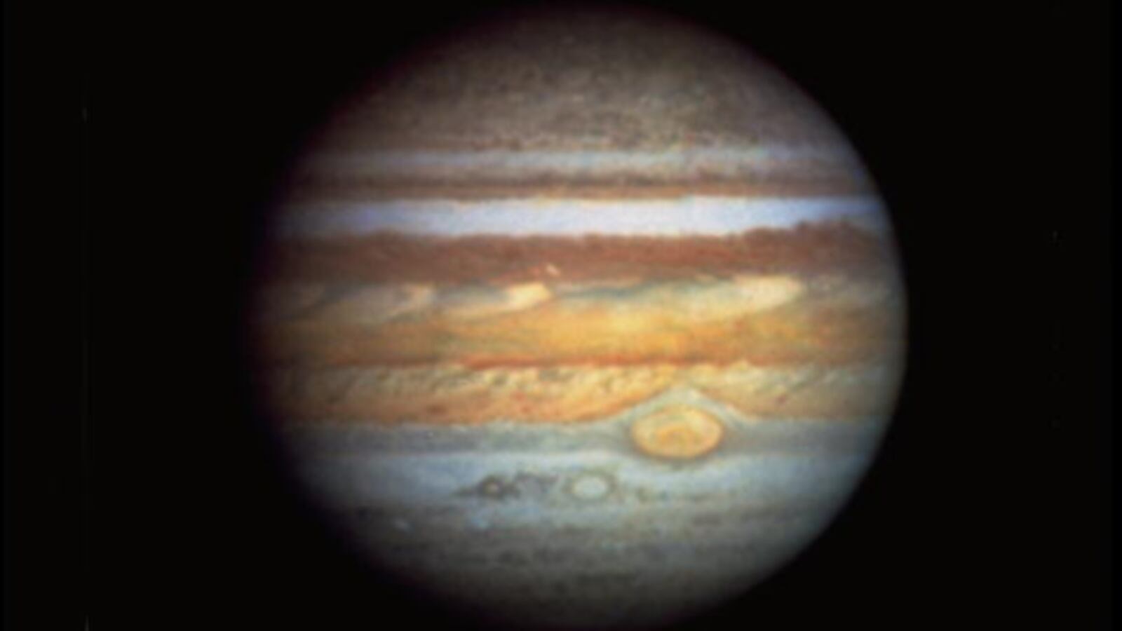 First true-color photo of planet Jupiter taken from Hubble Space Telescope.  (Photo by Time Life Pictures/NASA/The LIFE Picture Collection/Getty Images)