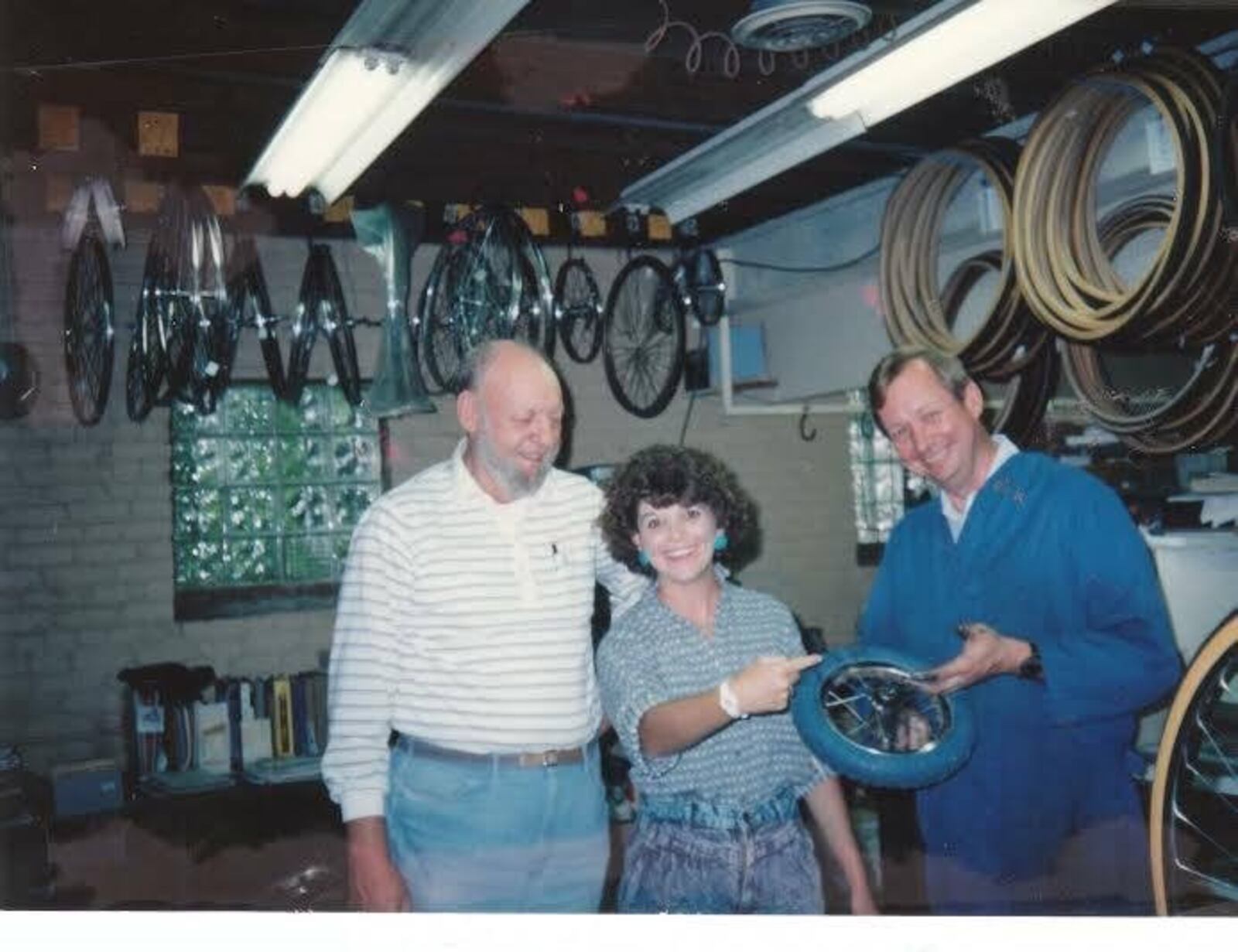 A view of the Middletown Schwinn shop during its heyday.