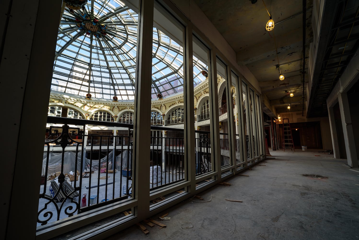 Dayton Arcade construction October 2020