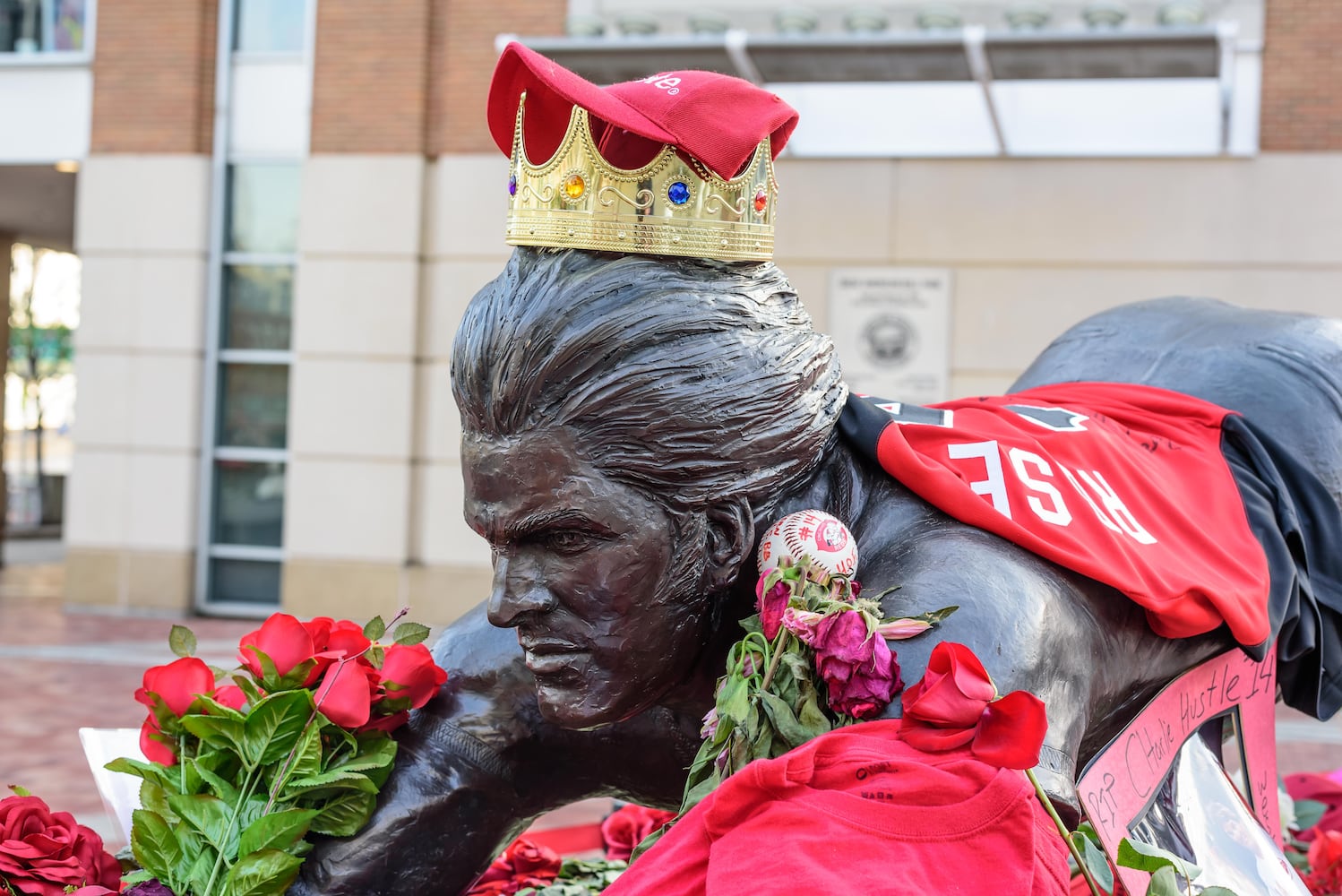 PHOTOS: Pete Rose Memorial at Great American Ball Park in Cincinnati