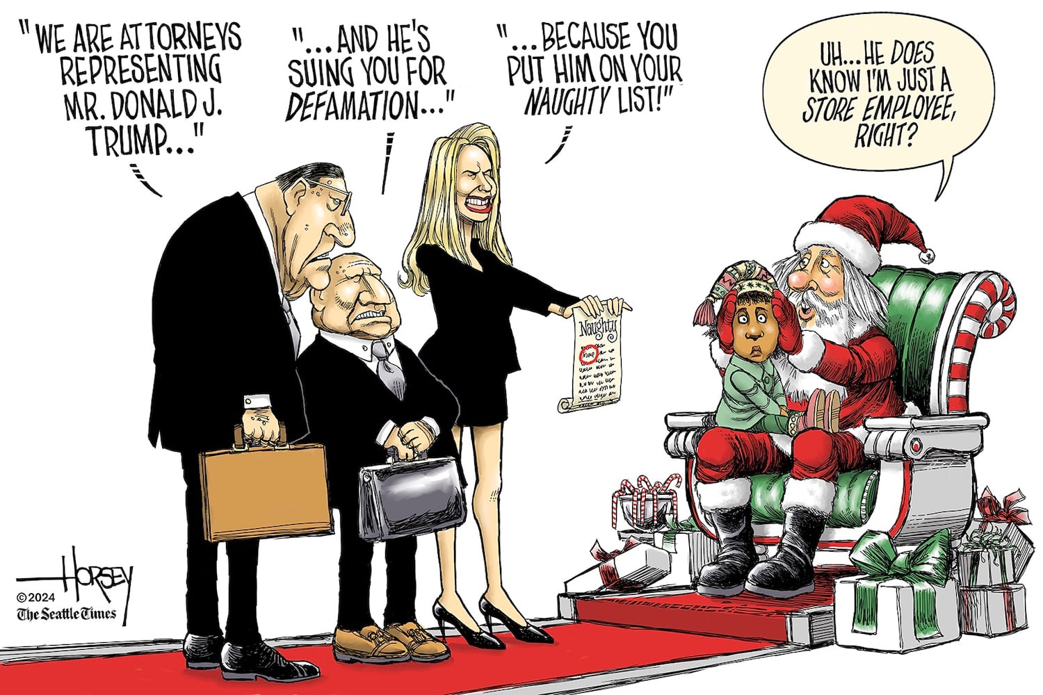 CARTOONS: David Horsey, Dec. 24, 2024