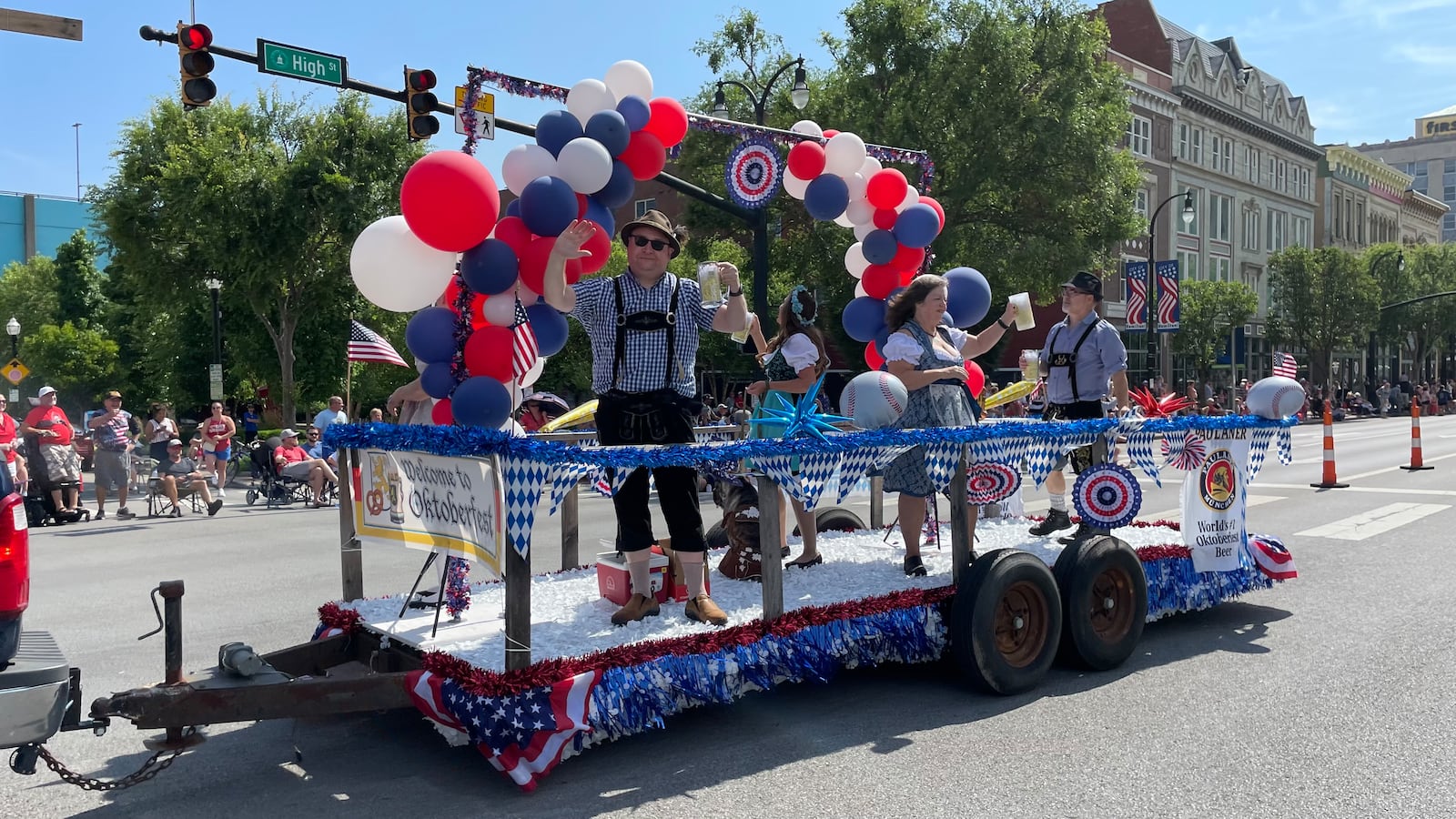 The annual Hamilton Fourth of July parade in 2023 had 100 entrants with more than 1,700 participants in the mile-long parade, which is Butler County‘s largest Fourth of July procession. MICHAEL D. PITMAN/STAFF