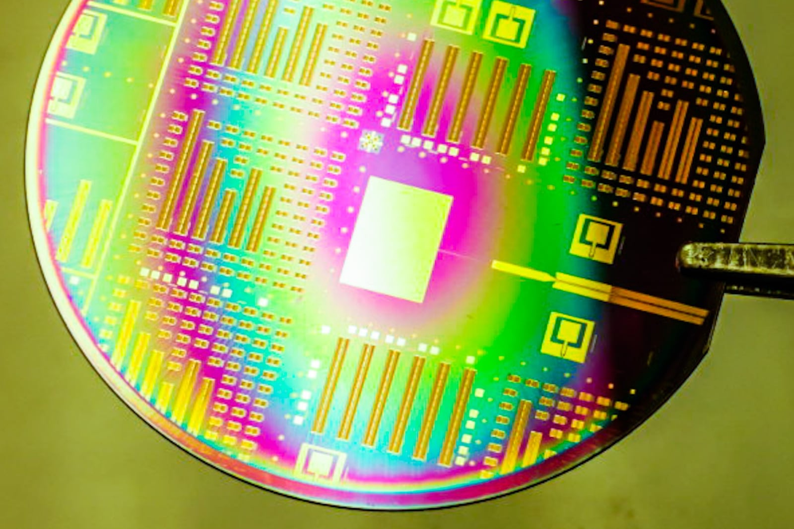 Semiconductors are used in electronic devices, including phones and household appliances. JIM NOELKER/STAFF