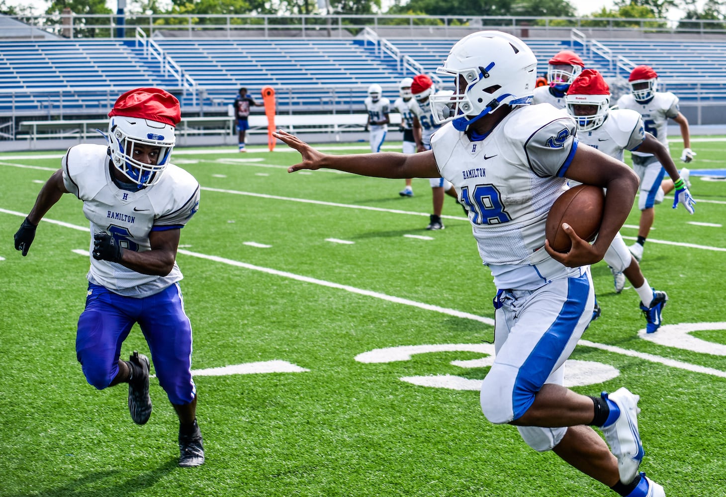 081220 Hamilton football practice