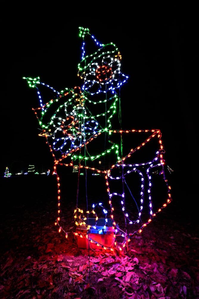 PHOTOS: Fort Saint Clair Whispering Christmas light display in Eaton