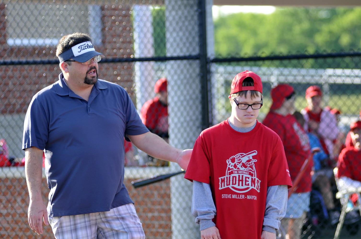 Ball games at Joe Nuxhall Miracle League Field