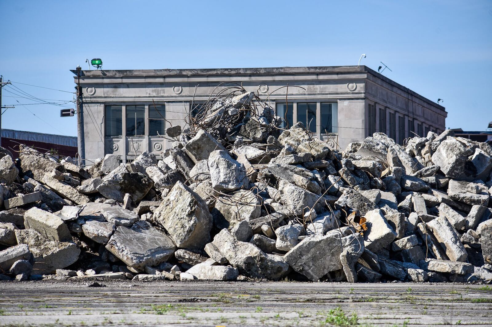 Construction continues at Spooky Nook Sports Champion Mill Monday, May 4, 2020 in Hamilton. NICK GRAHAM / STAFF