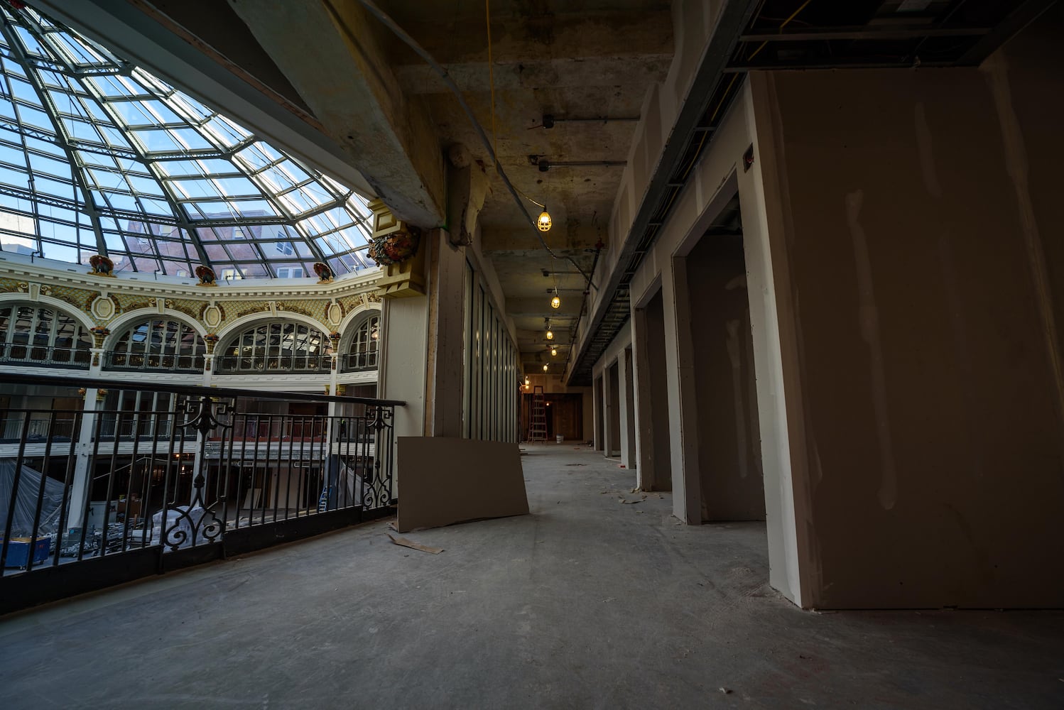 Dayton Arcade construction October 2020