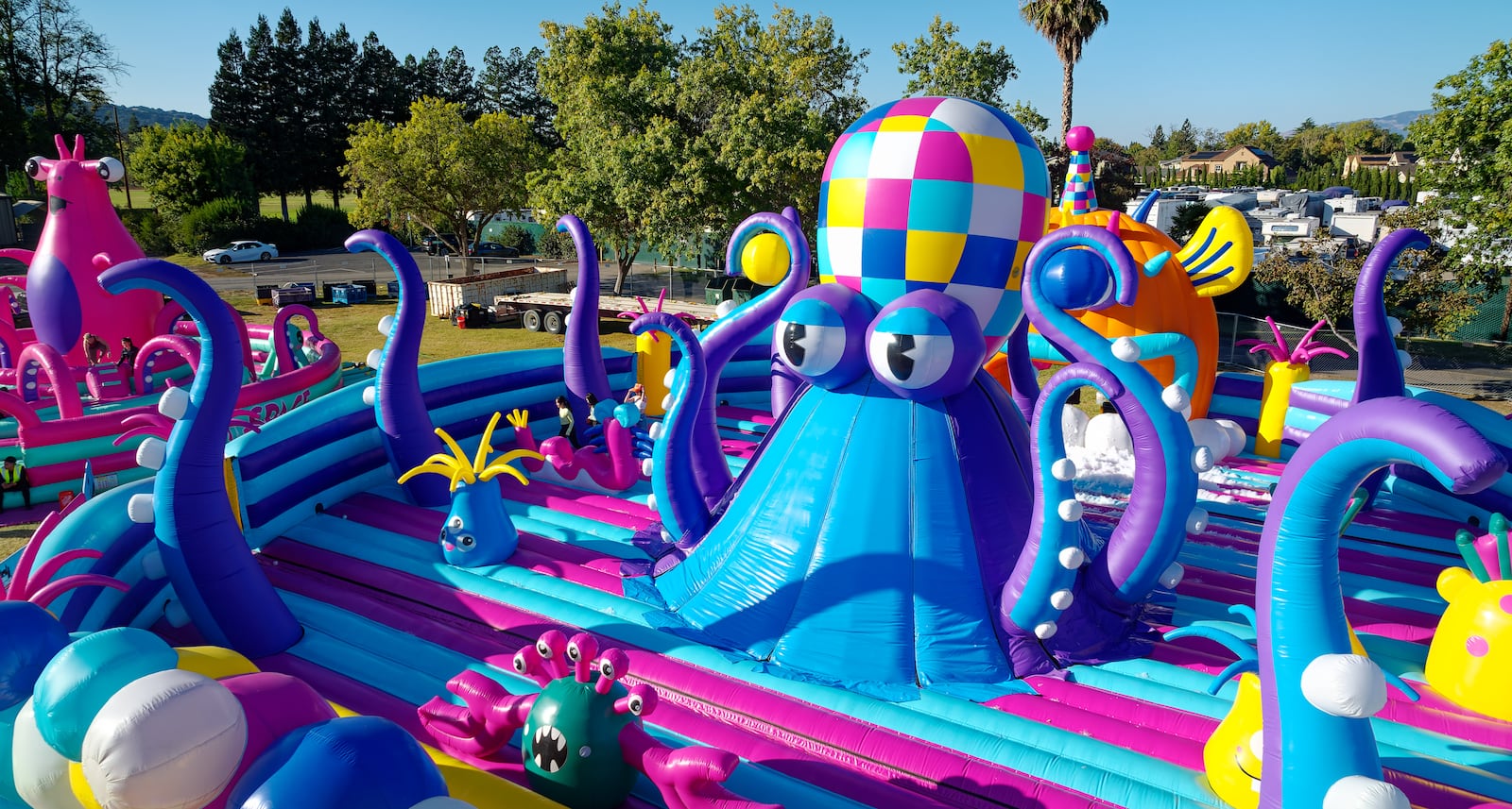 Inflatable attraction "The Big Bounce America" is coming to the Cincinnati area. CONTRIBUTED