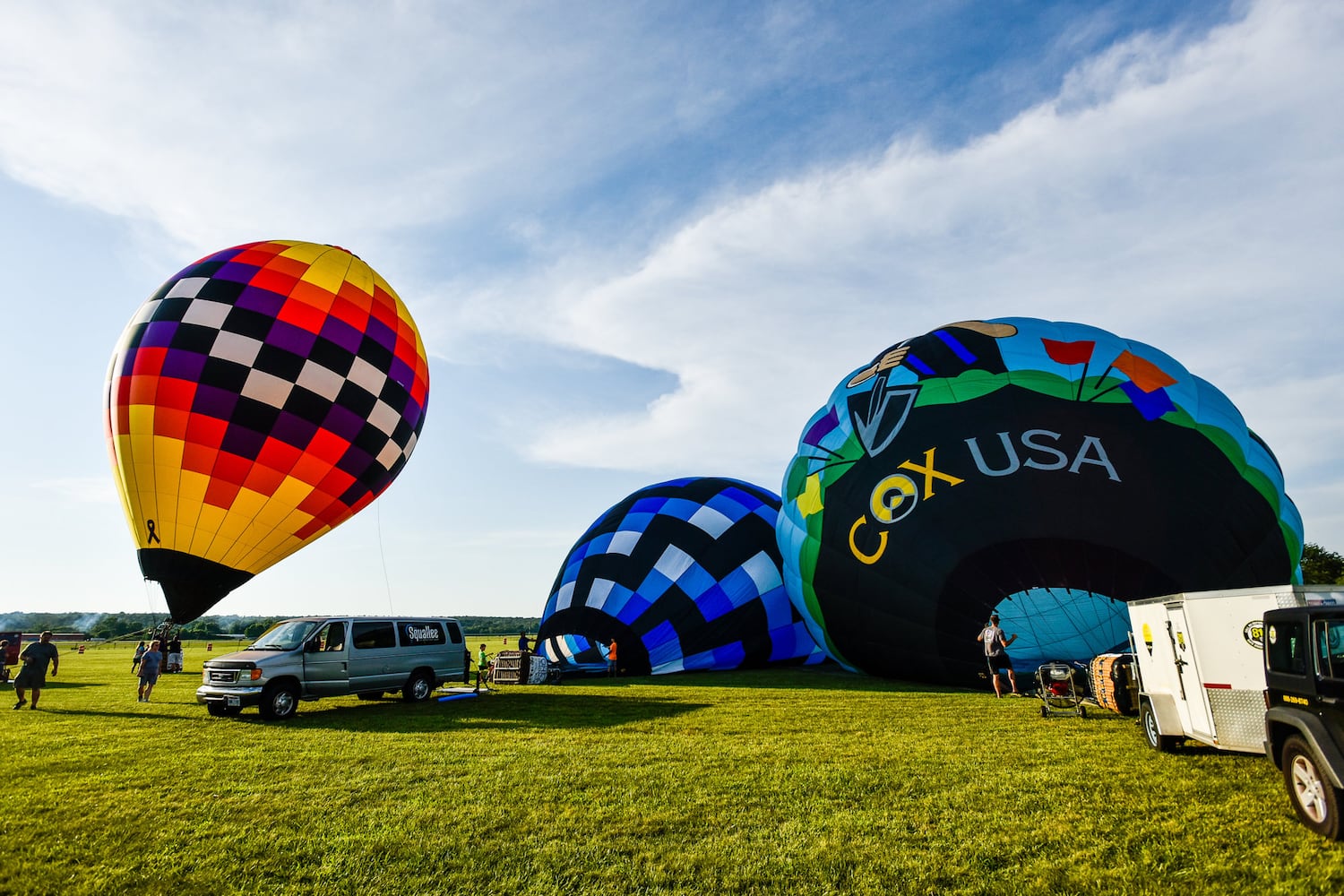 Balloons take to the air for Ohio Challenge hot air balloon festival