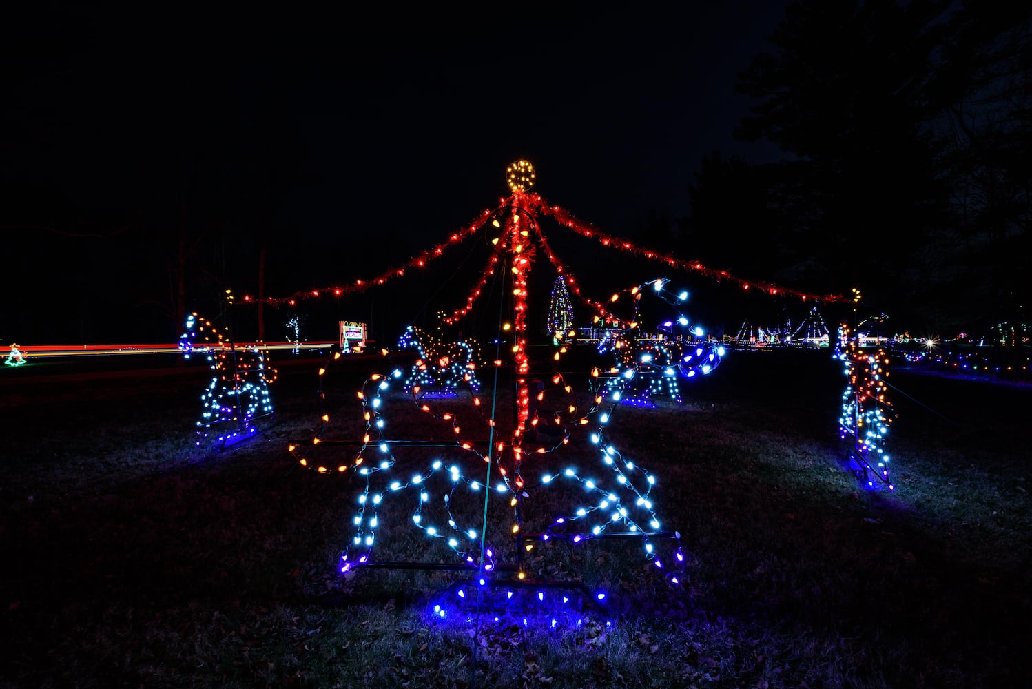 PHOTOS: Fort Saint Clair Whispering Christmas light display in Eaton