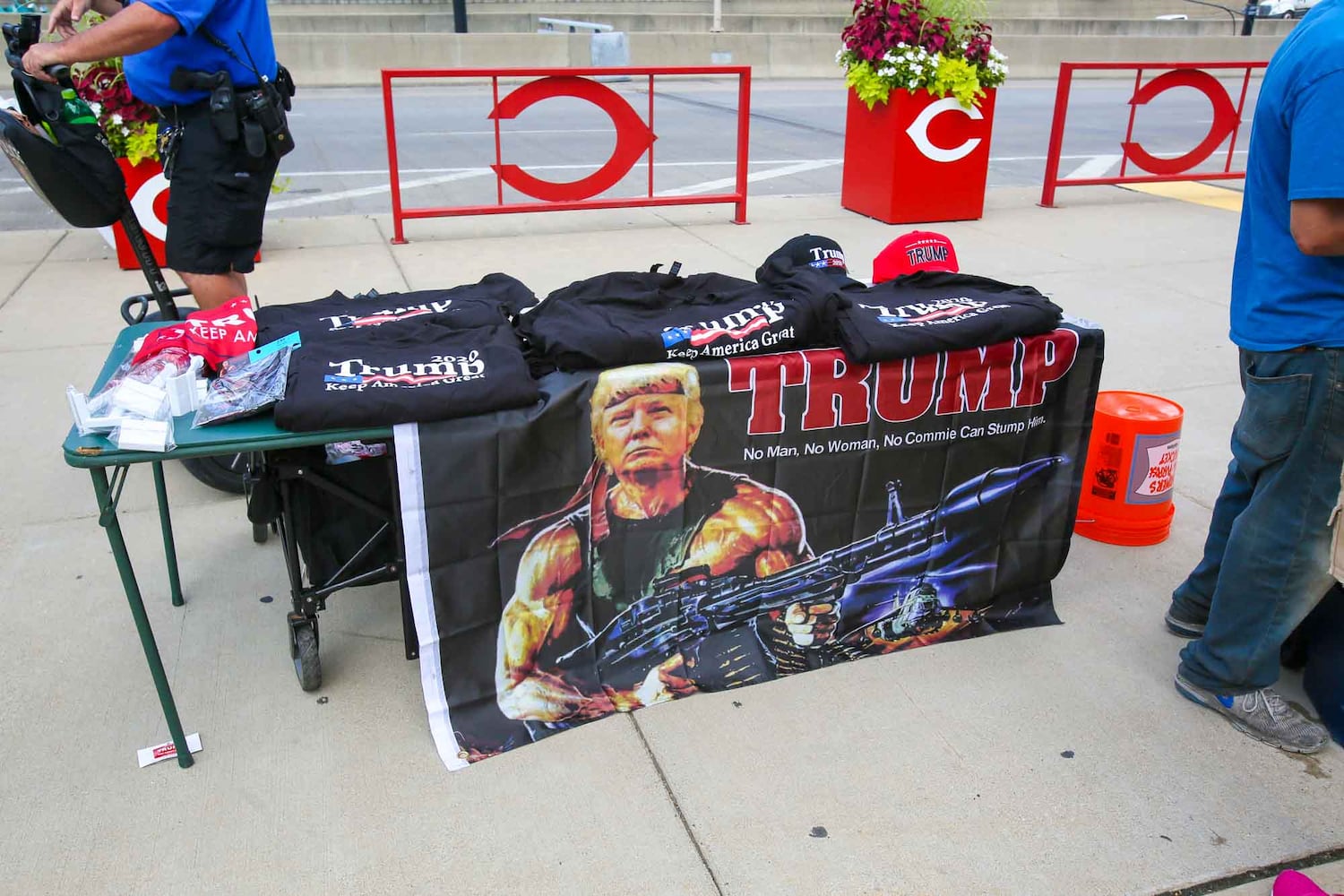 PHOTOS Crowd arrives for President Donald Trump rally in Cincinnati