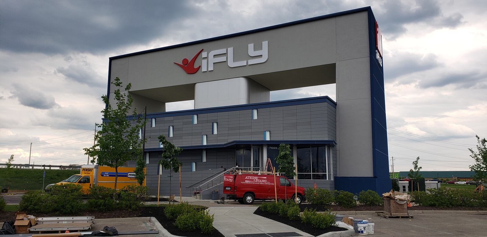 iFLY, the 5,175-square-foot indoor skydiving attraction at 7689 Warehouse Row that simulates freefall conditions in a vertical wind tunnel will open this Friday, officials said.