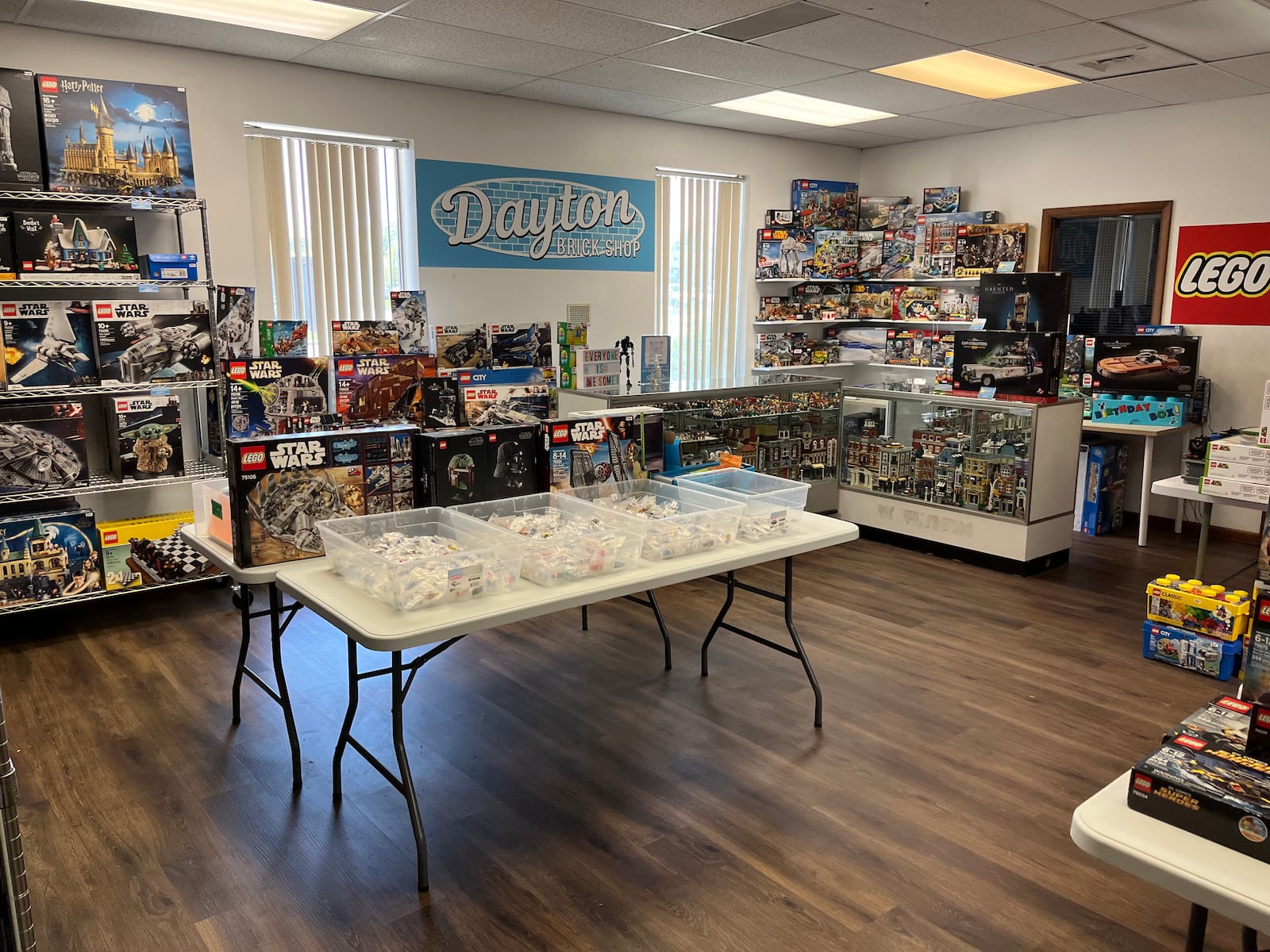 The Dayton Brick Shop, currently located at 90 Compark Road Suite A in Dayton near Centerville High School, will open Thursday, May 19 at 5519 Bigger Road in Kettering, right beside Ninjobstacles.