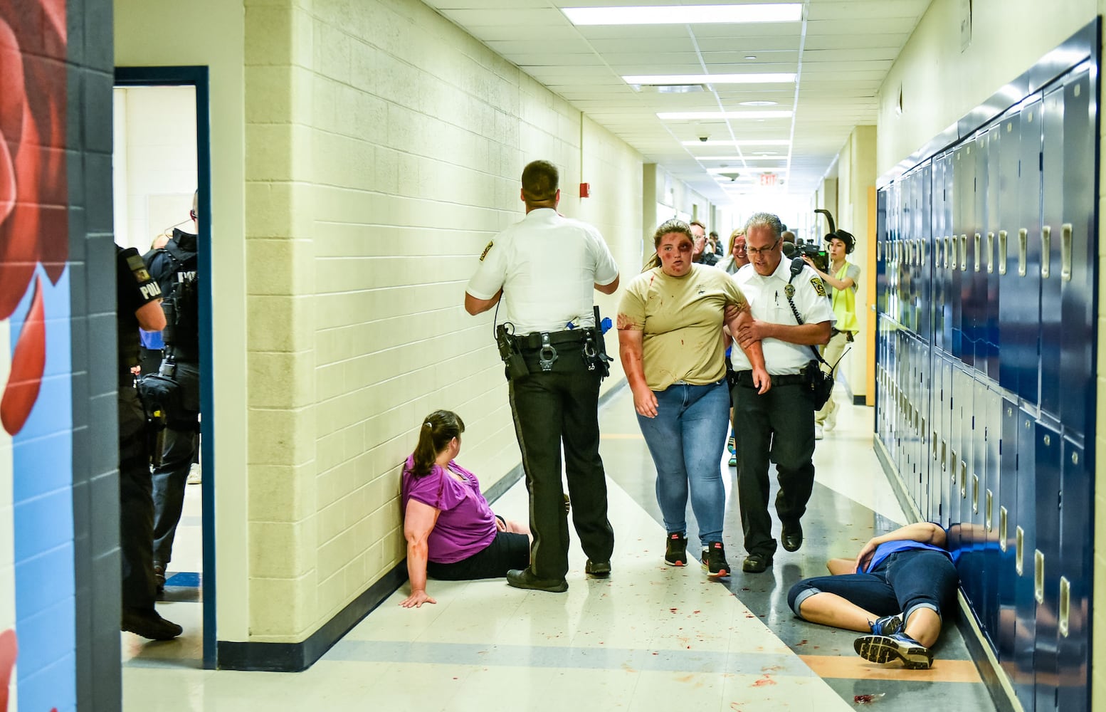 Hamilton police holds active shooter training at Hamilton High