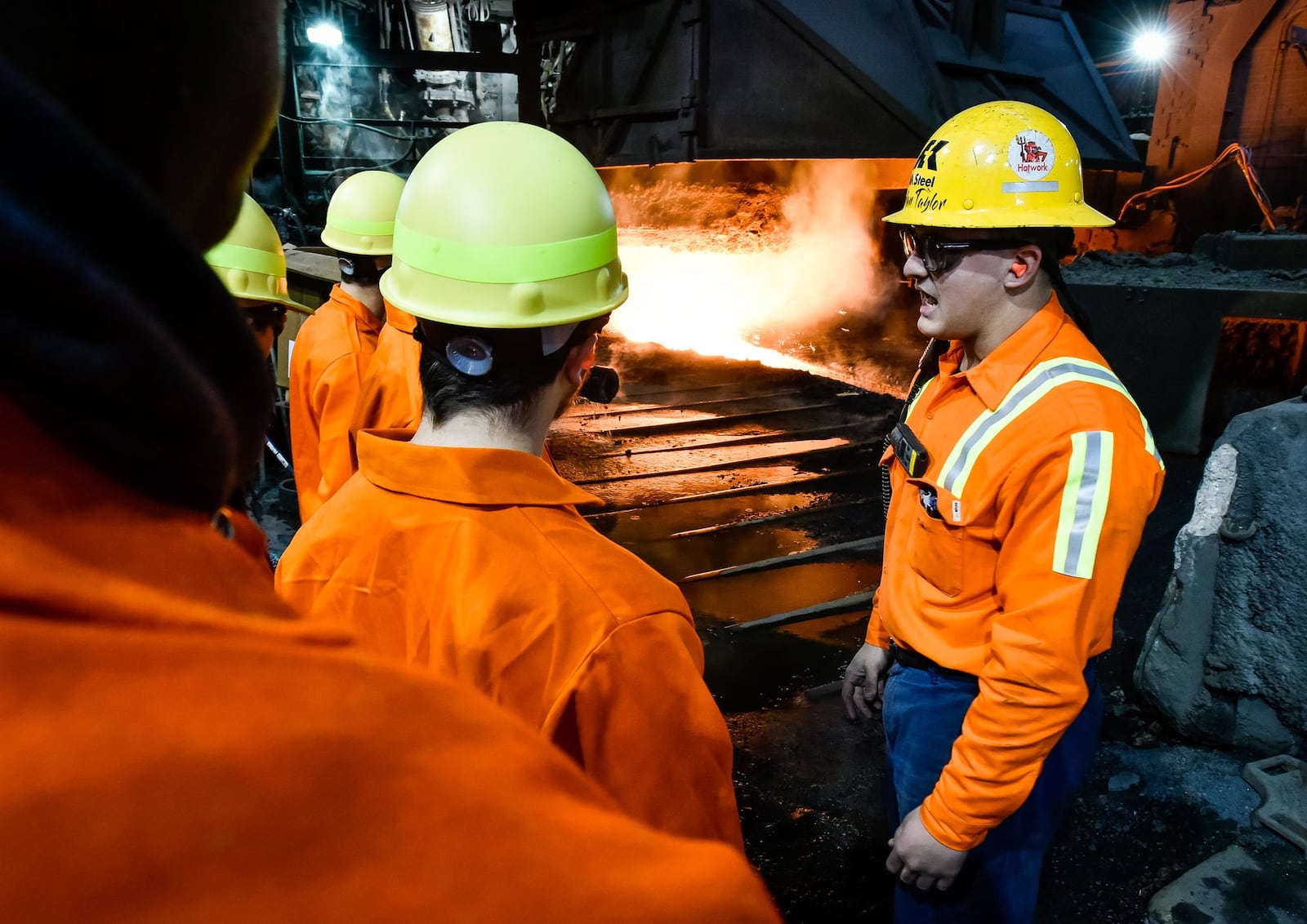 Students from Middletown’s private Marshall High School got a rare insider’s tour Friday, Nov. 16, of AK Steel. 