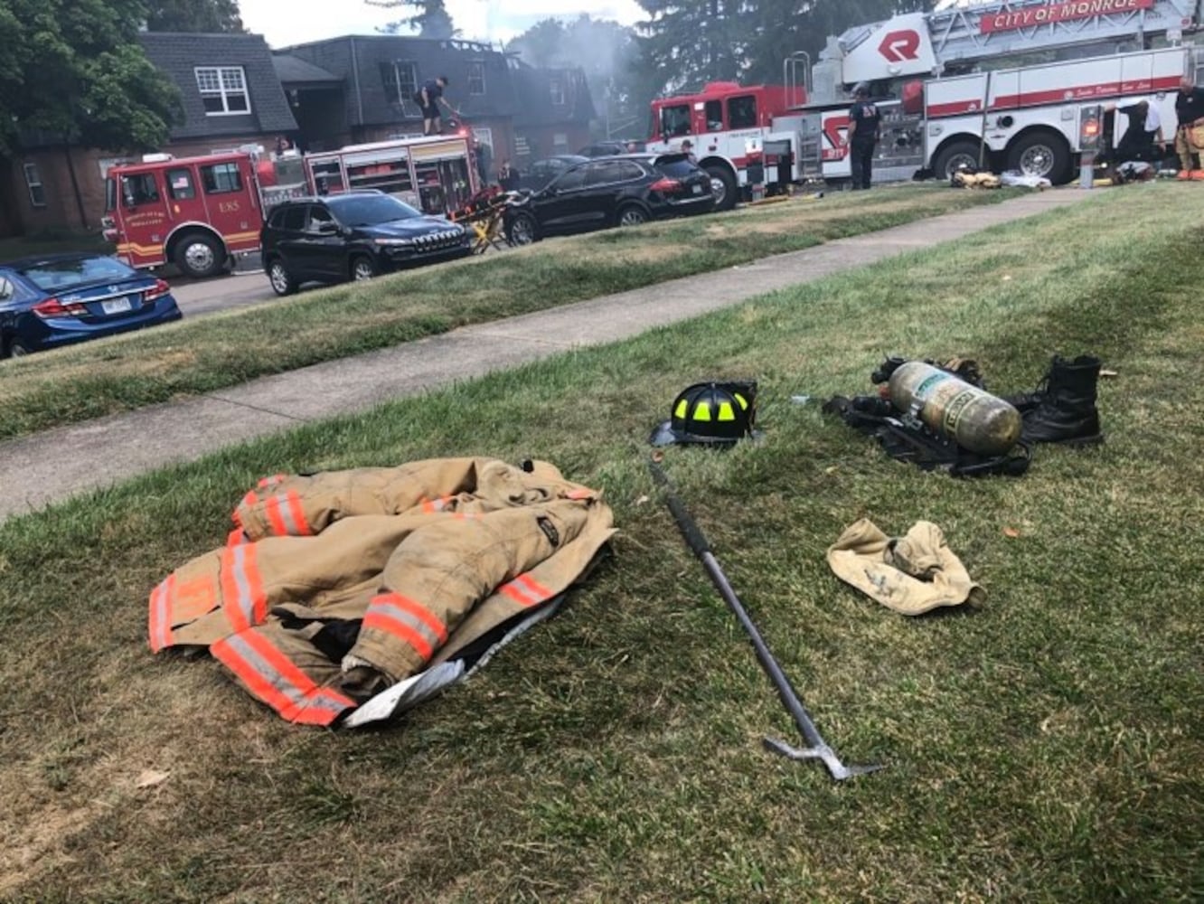 PHOTOS: Apartment fire in Middletown